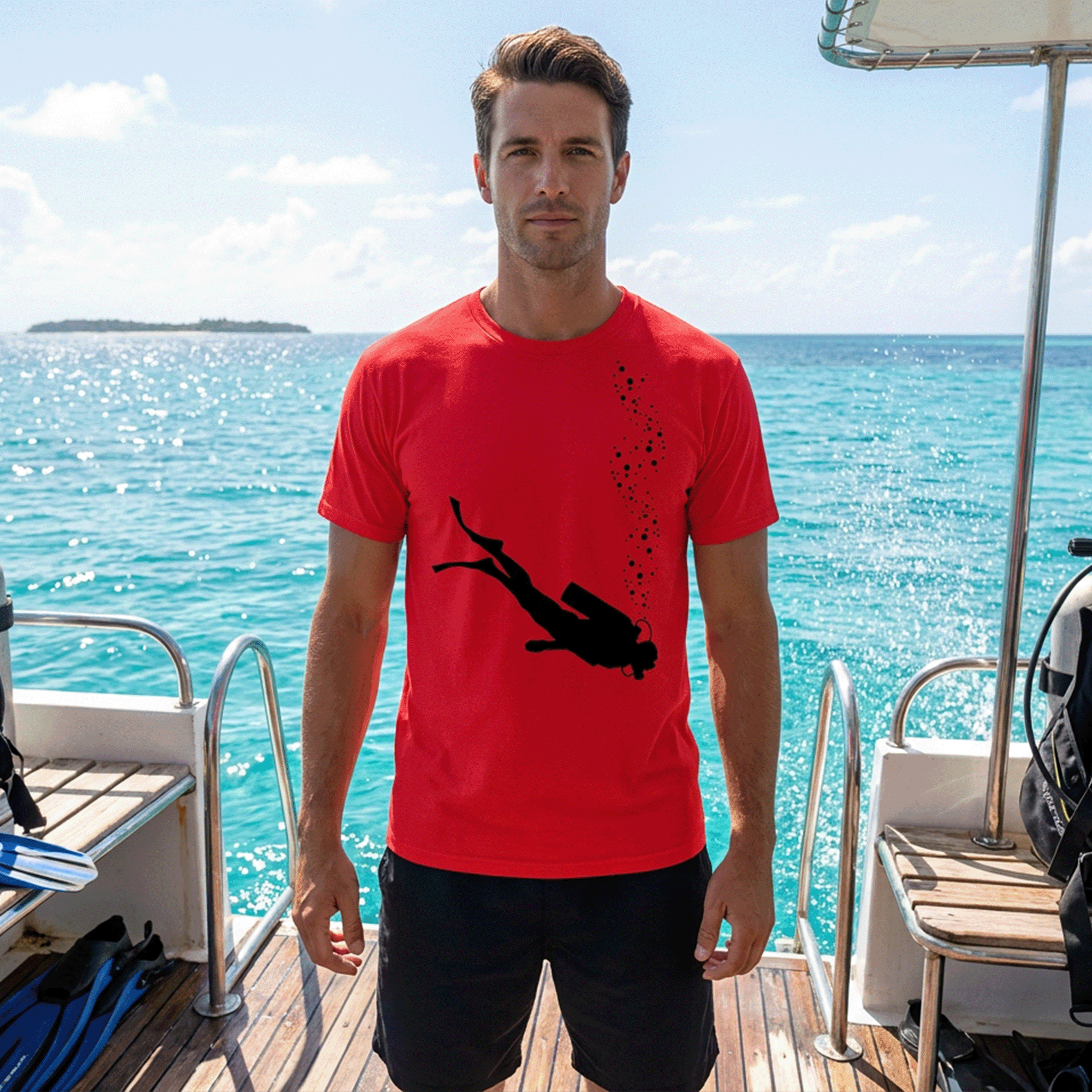Scuba Diver Sports DryBlend® T-Shirt