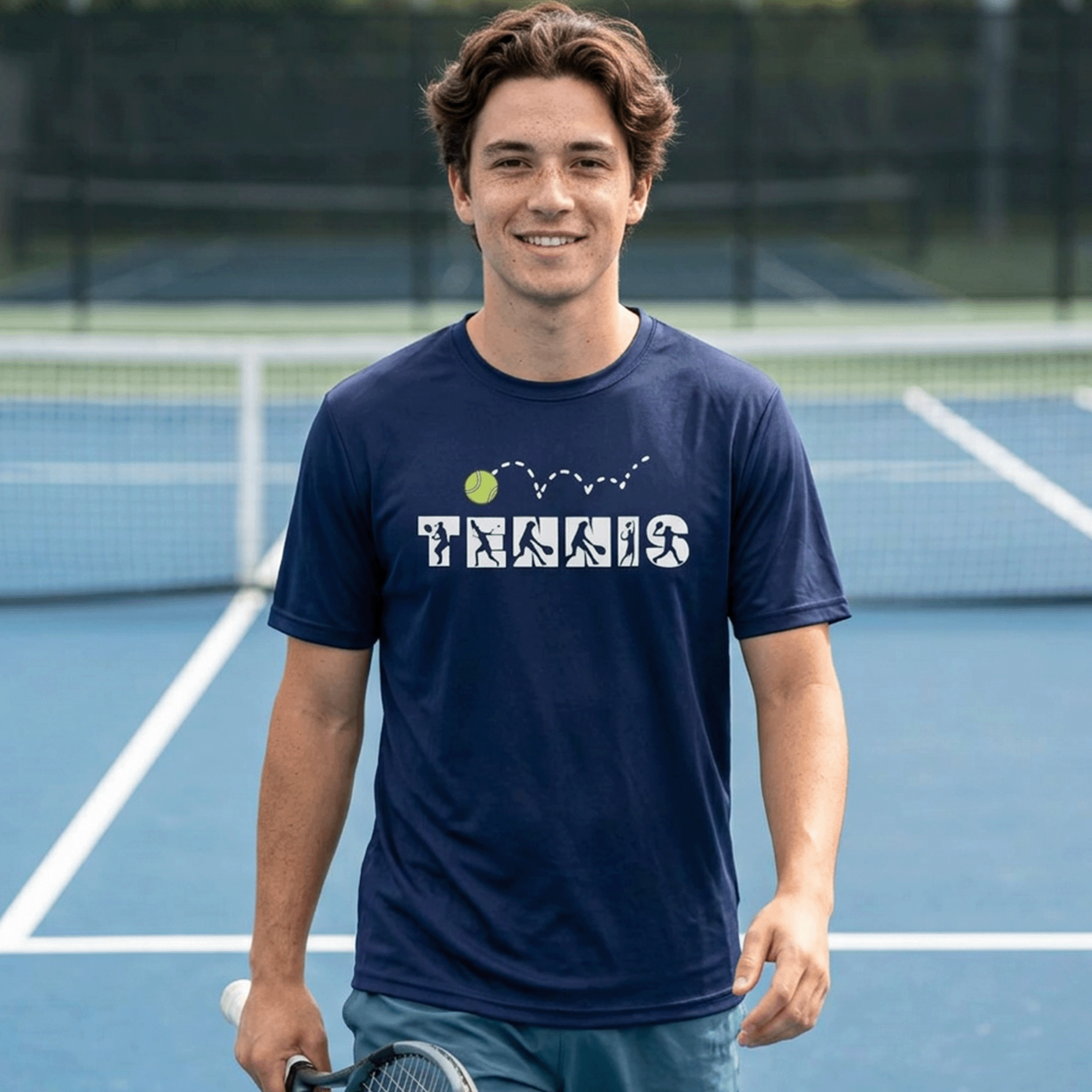 Tennis Moisture-Wicking Tee
