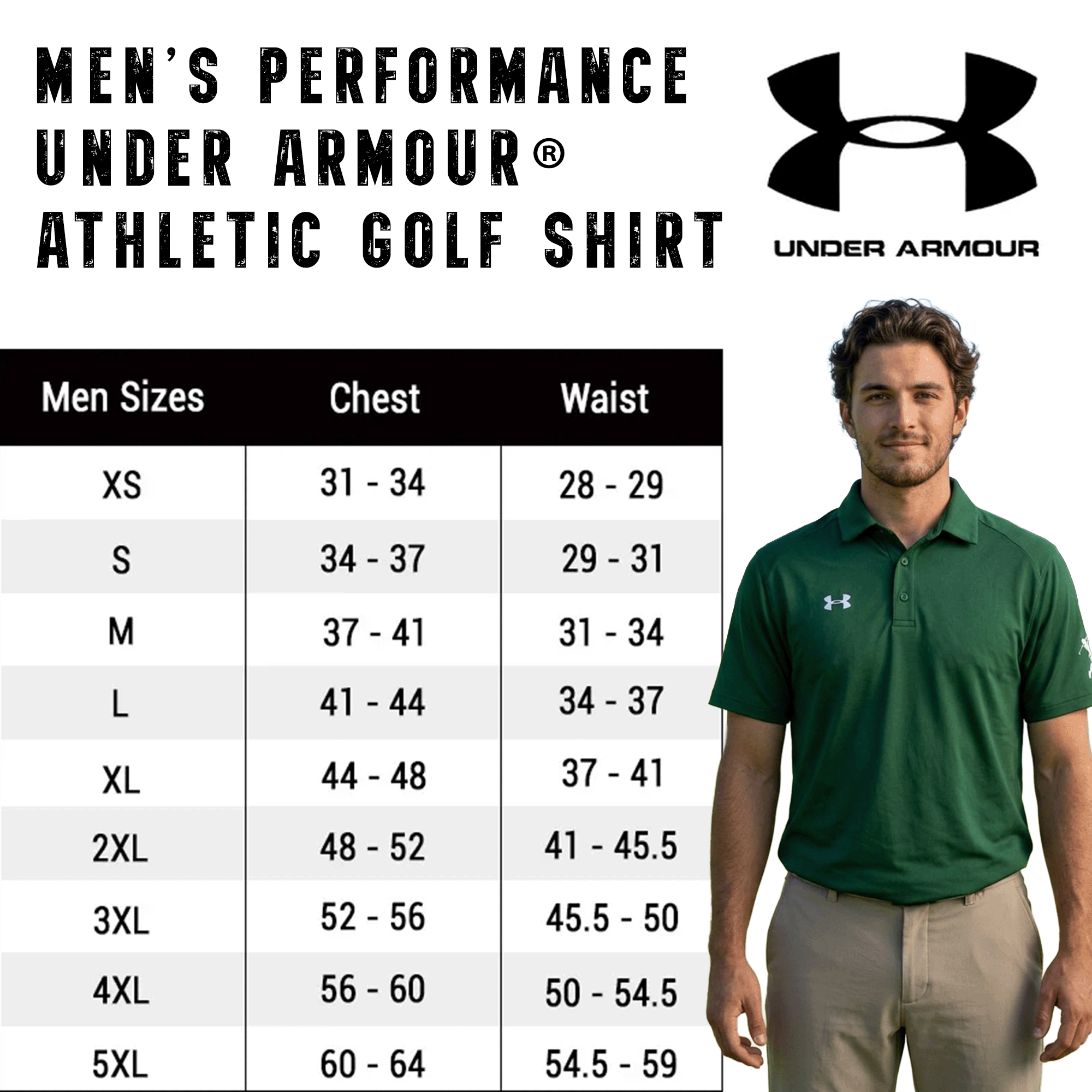 Embroidered Men's Performance Under Armour® Athletic Golf Shirt