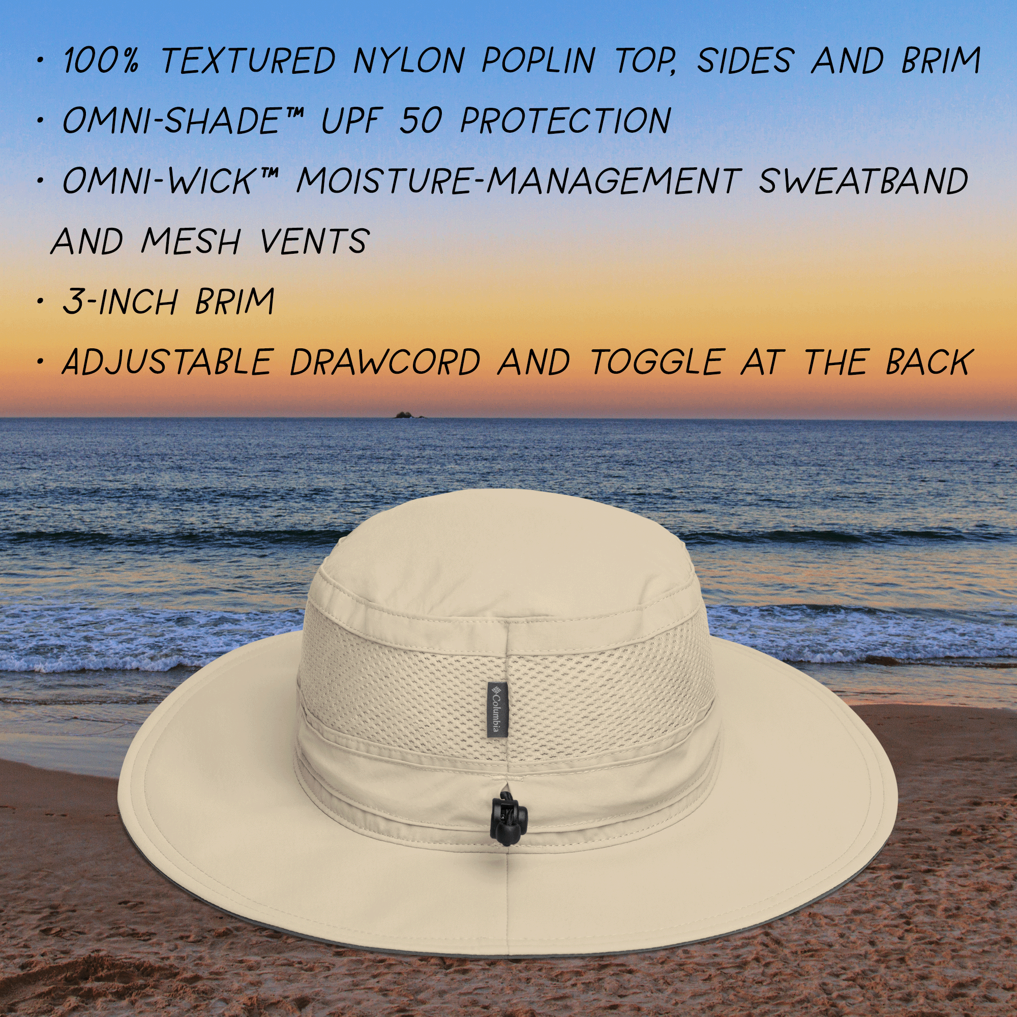 Beach Vibes Columbia Bora Bora Hat