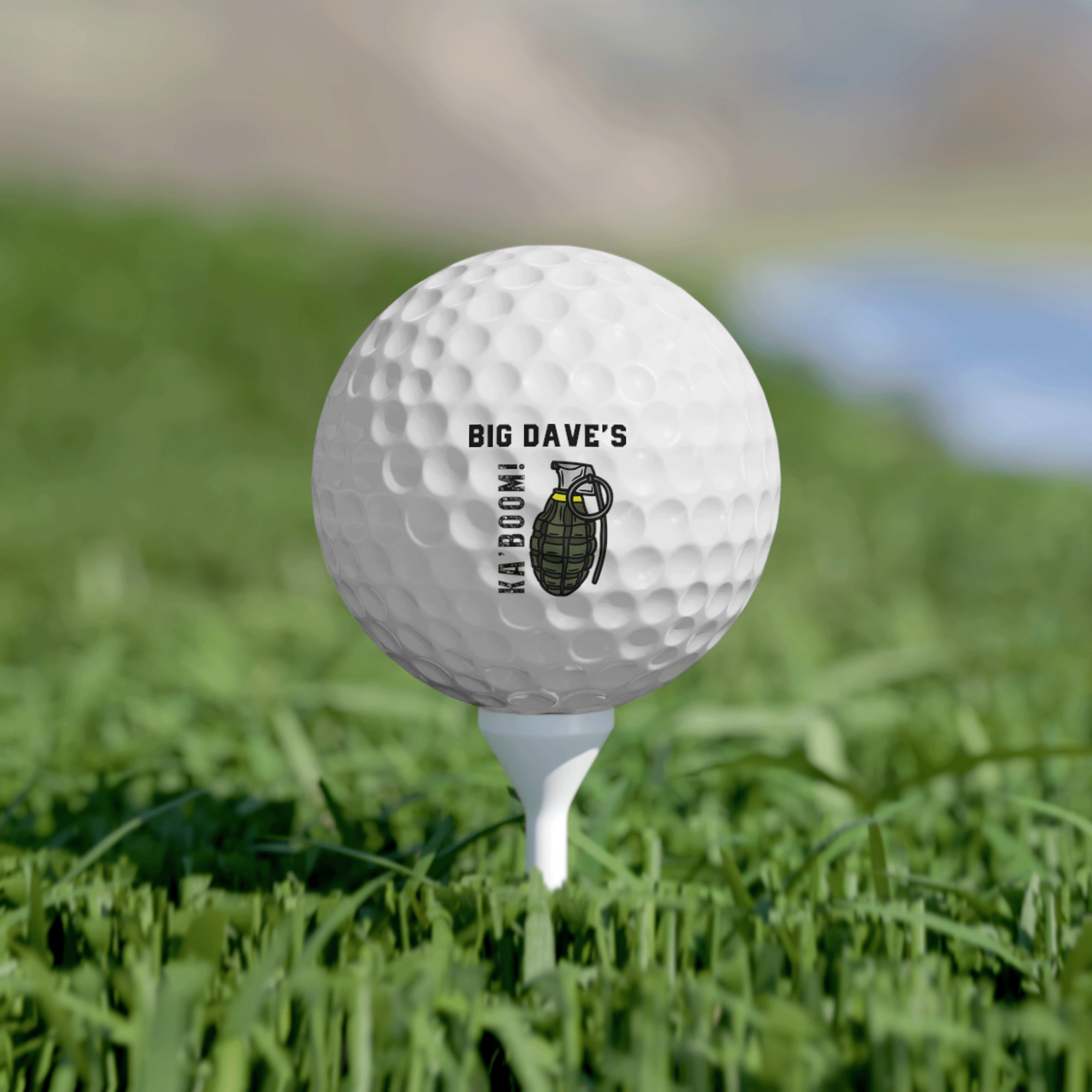 PERSONALIZED Grenade Ball Golf Balls