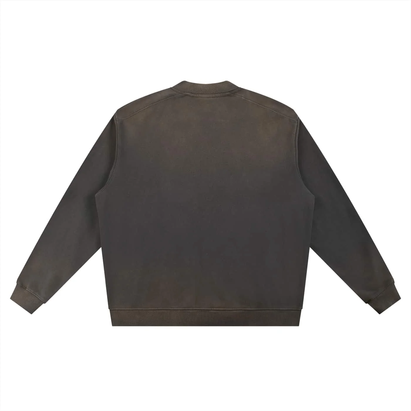 Grunge Number 8 Sun Faded Heavyweight Baseball Jacket