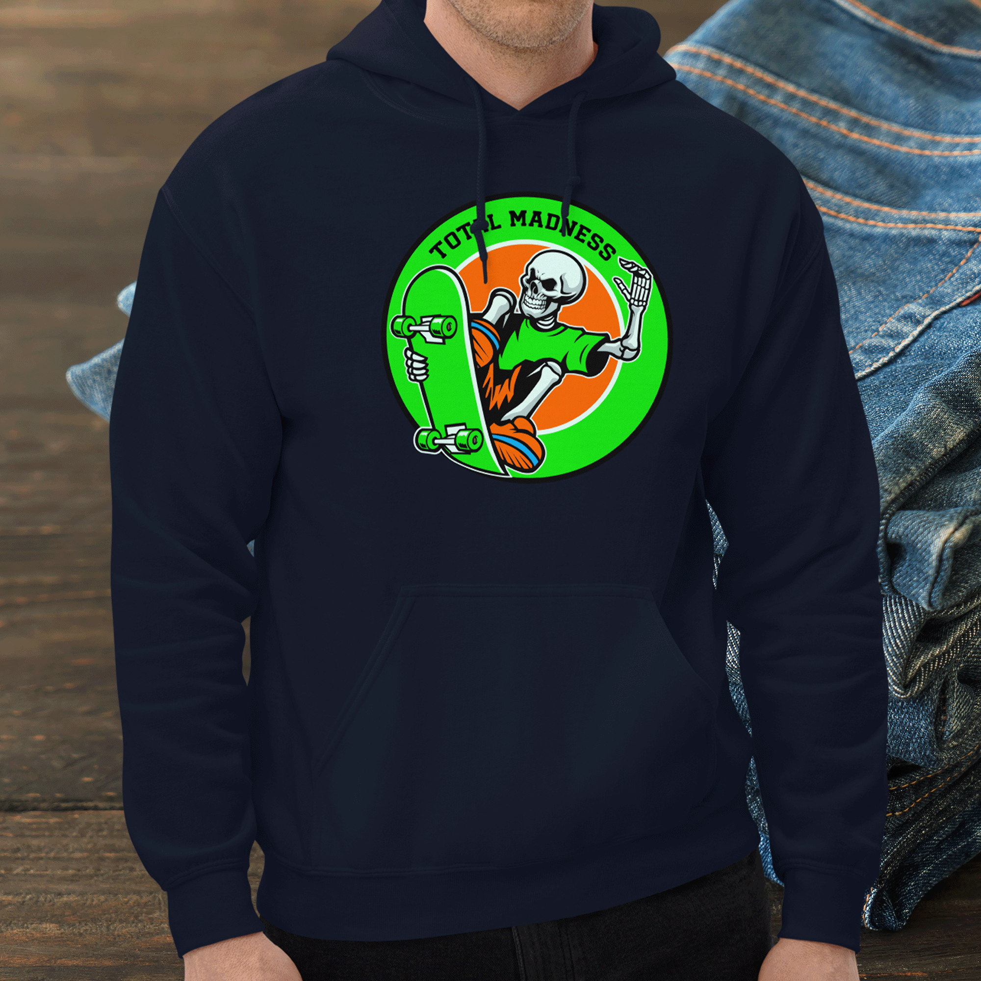 Total Madness Skateboarding Hoodie