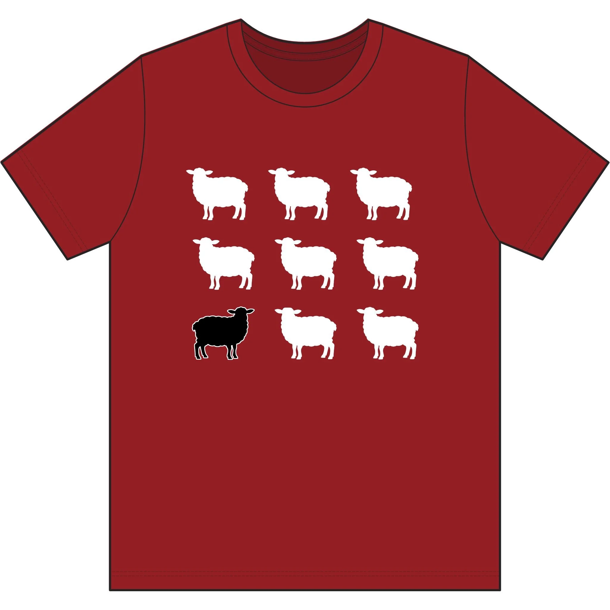 Black Sheep Recycled Cotton T‑Shirt