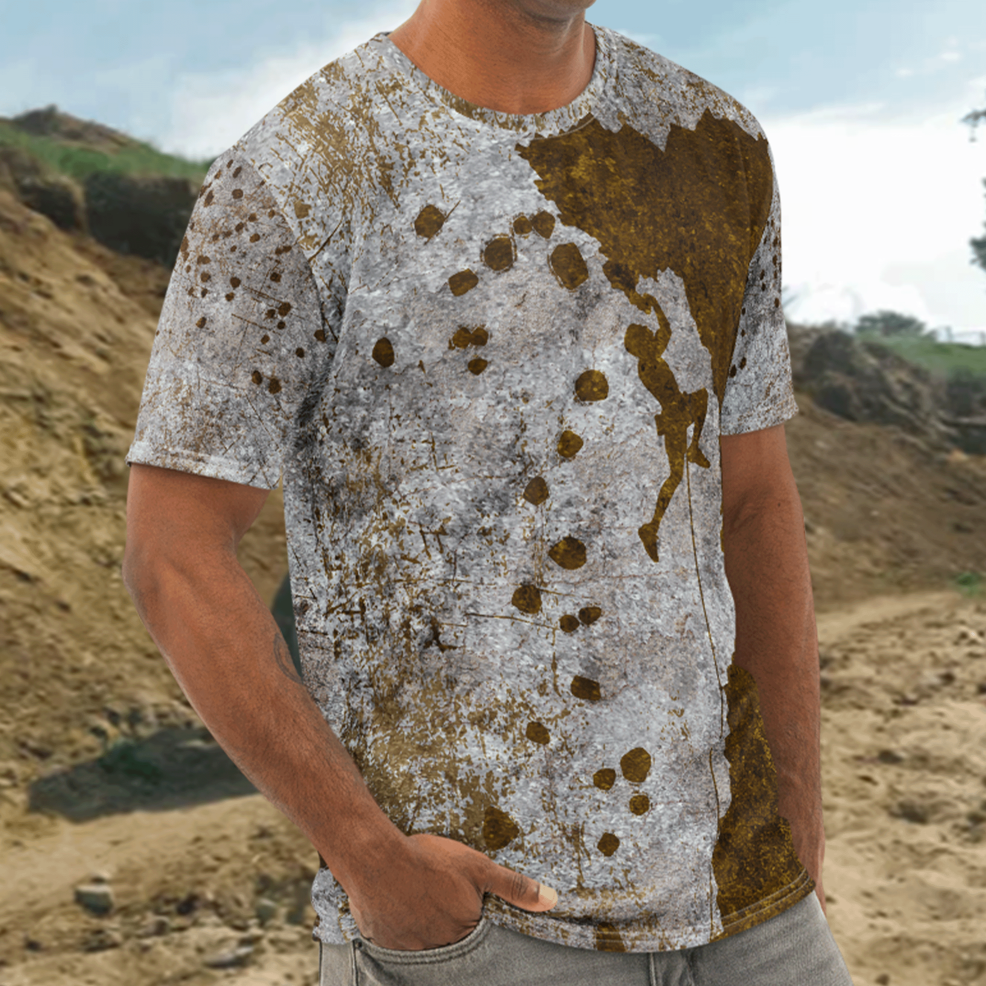 Rock Climbing Mens T-shirt
