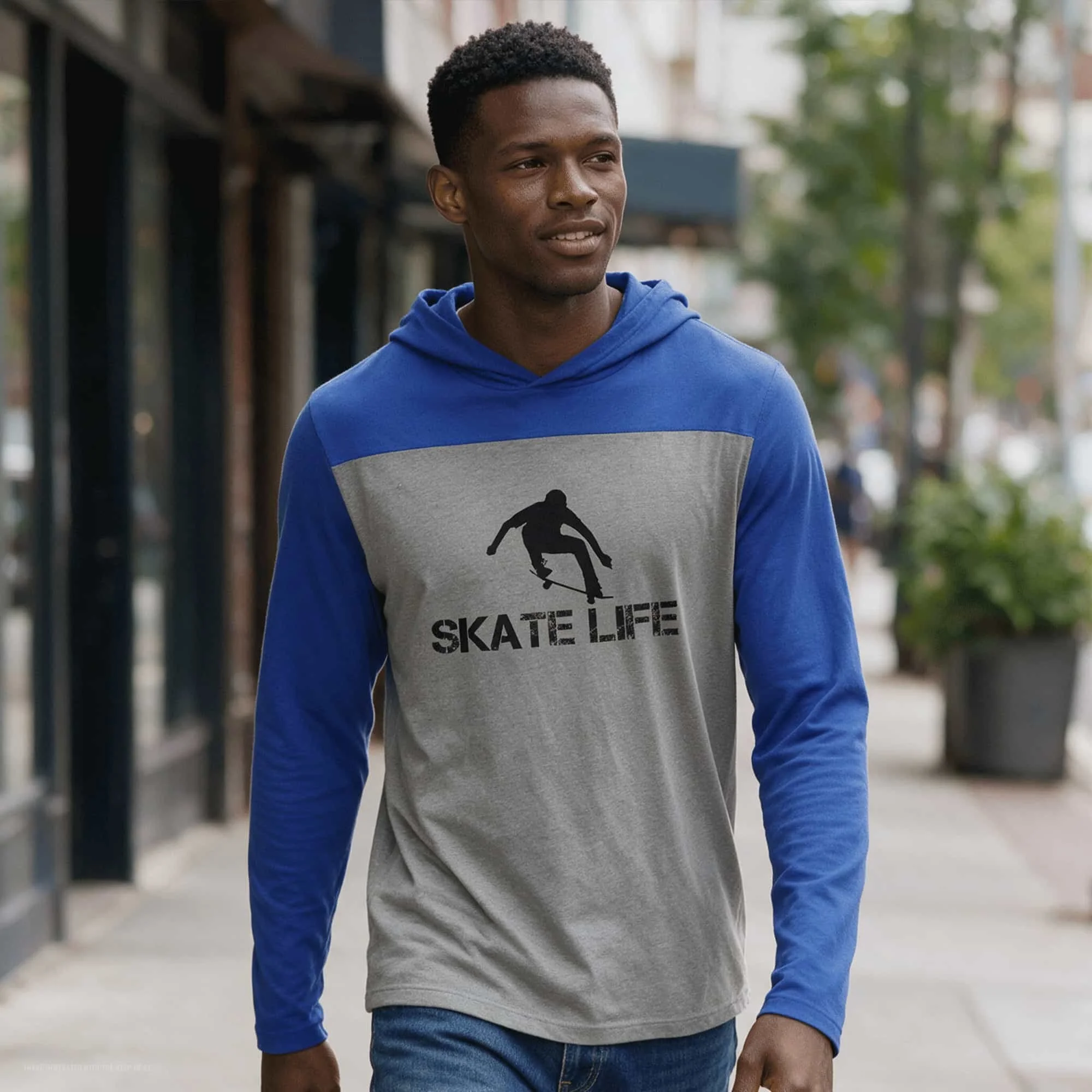 Skate Life Long Sleeve T-shirt Halftime Hoodie