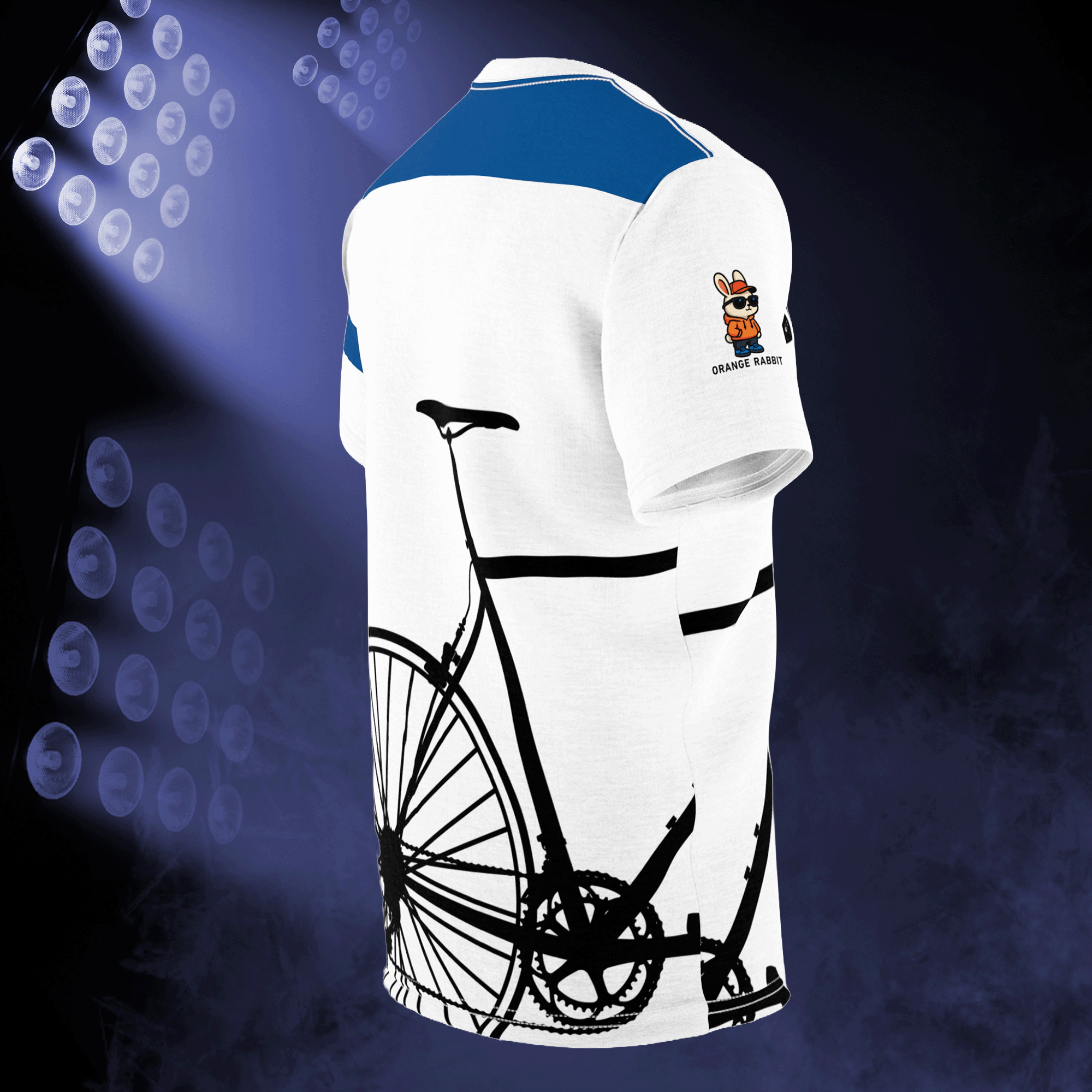Cycling All Over Print Moisture-Wicking Unisex Tee