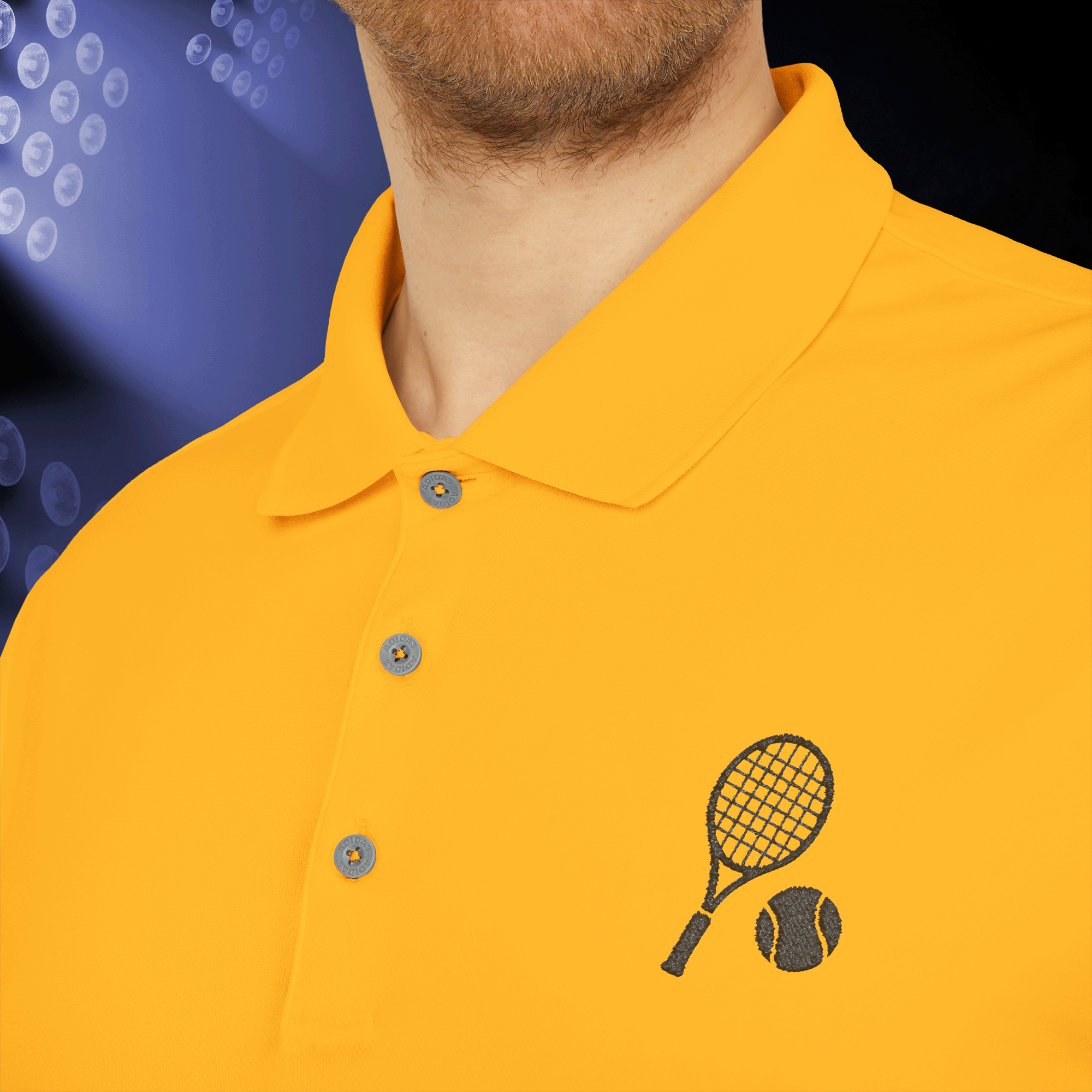 Adidas Performance Polo Embroidered Tennis Racket & Ball