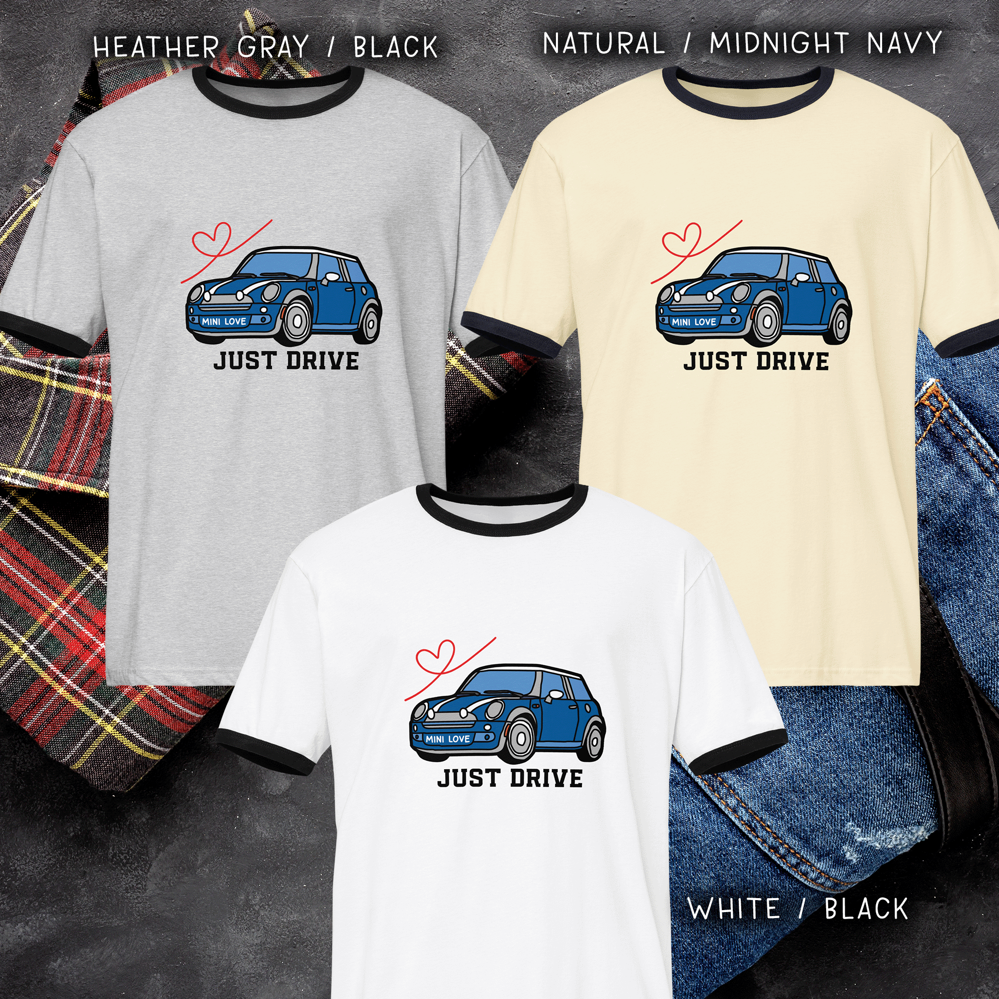 Mini Retro Next Level Ringer Tee