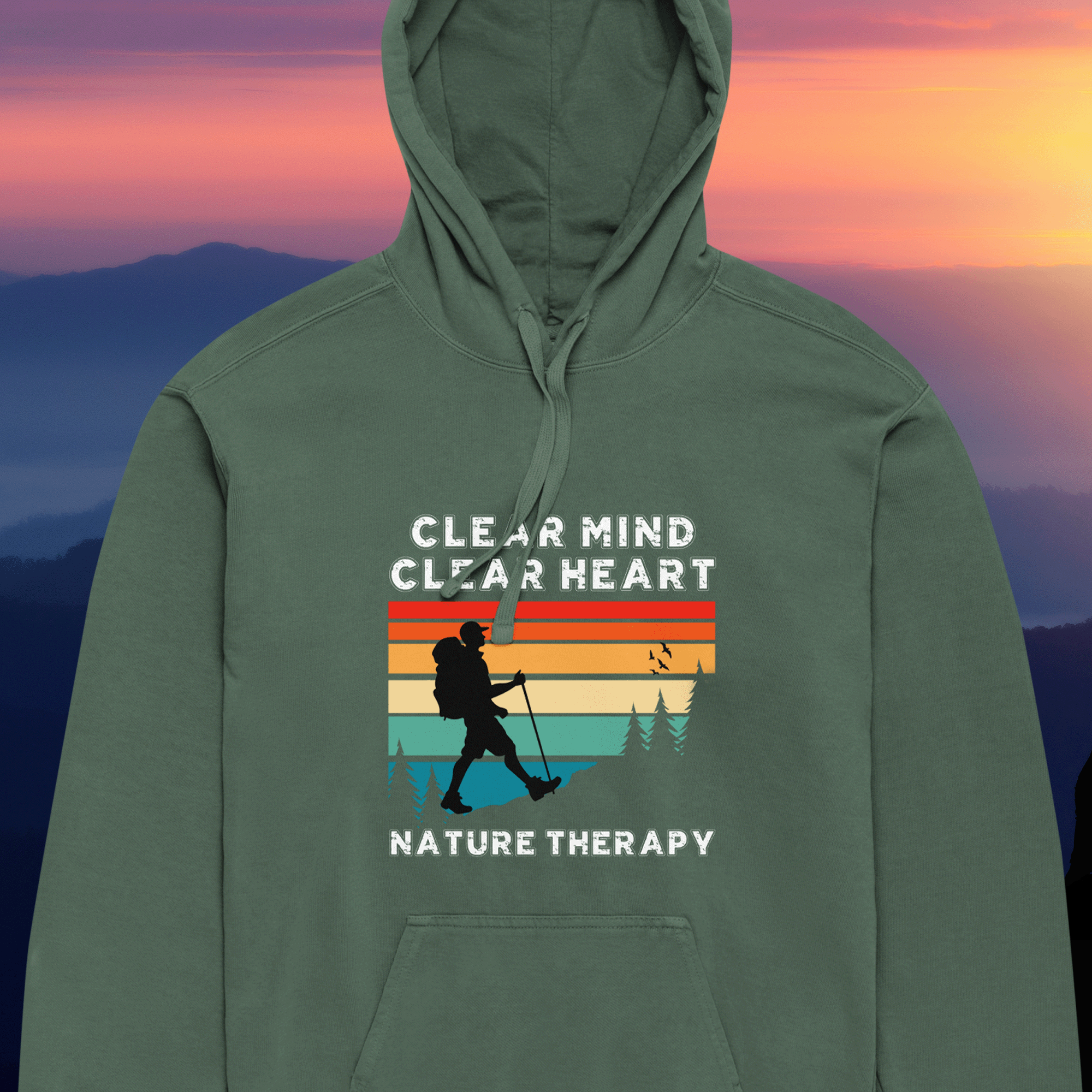 Nature Therapy Hiking Hoodie