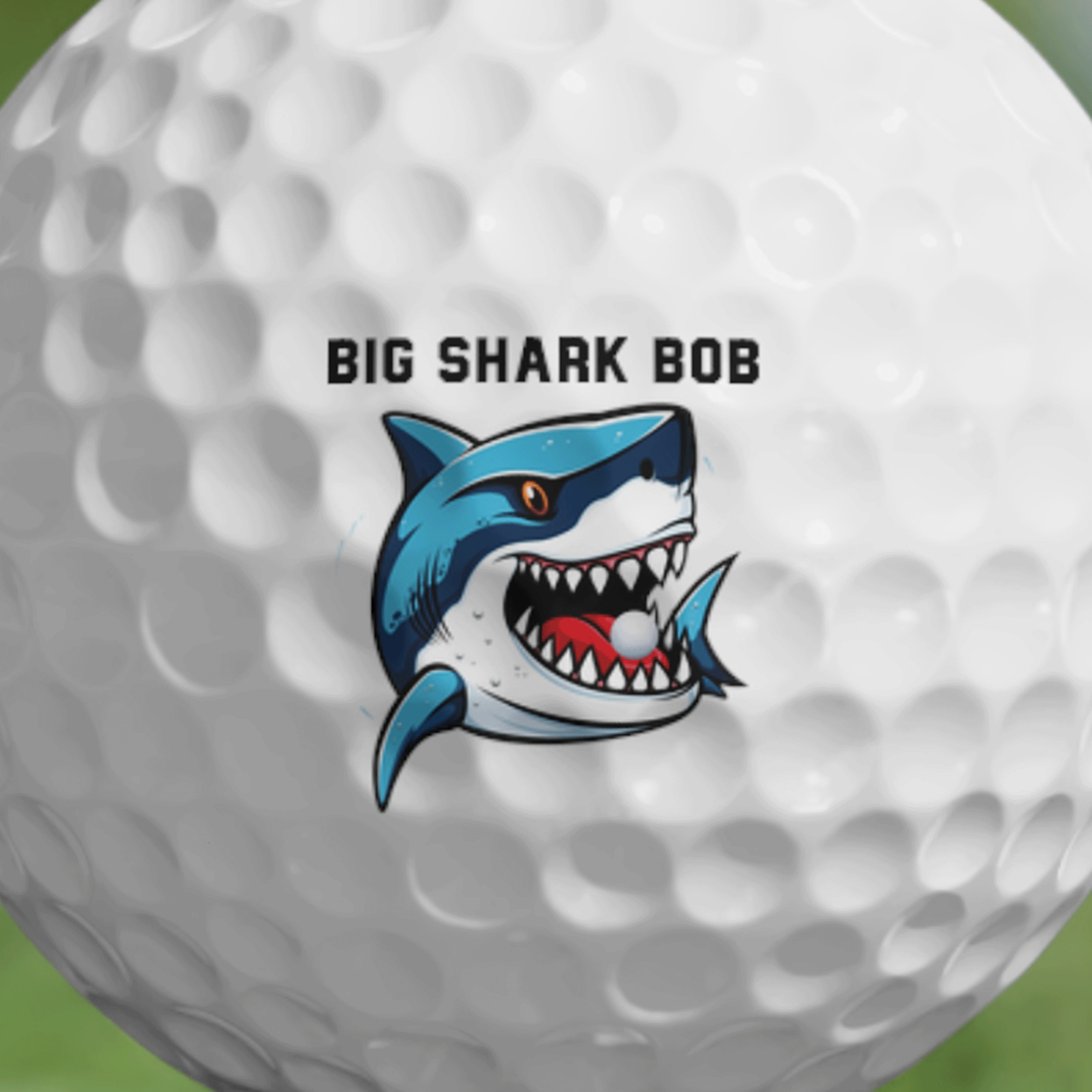 PERSONALIZED Name SHARK Golf Balls