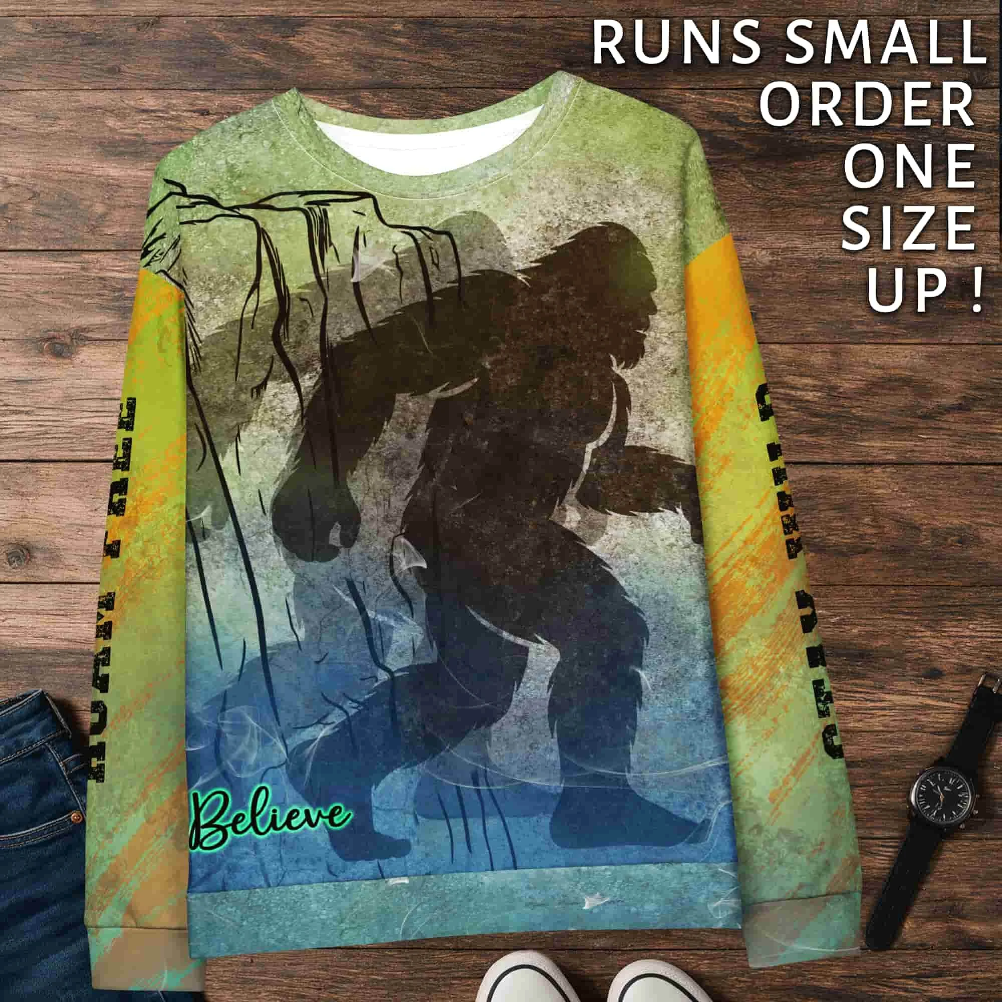 Sasquatch Believe Crewneck Sweatshirt