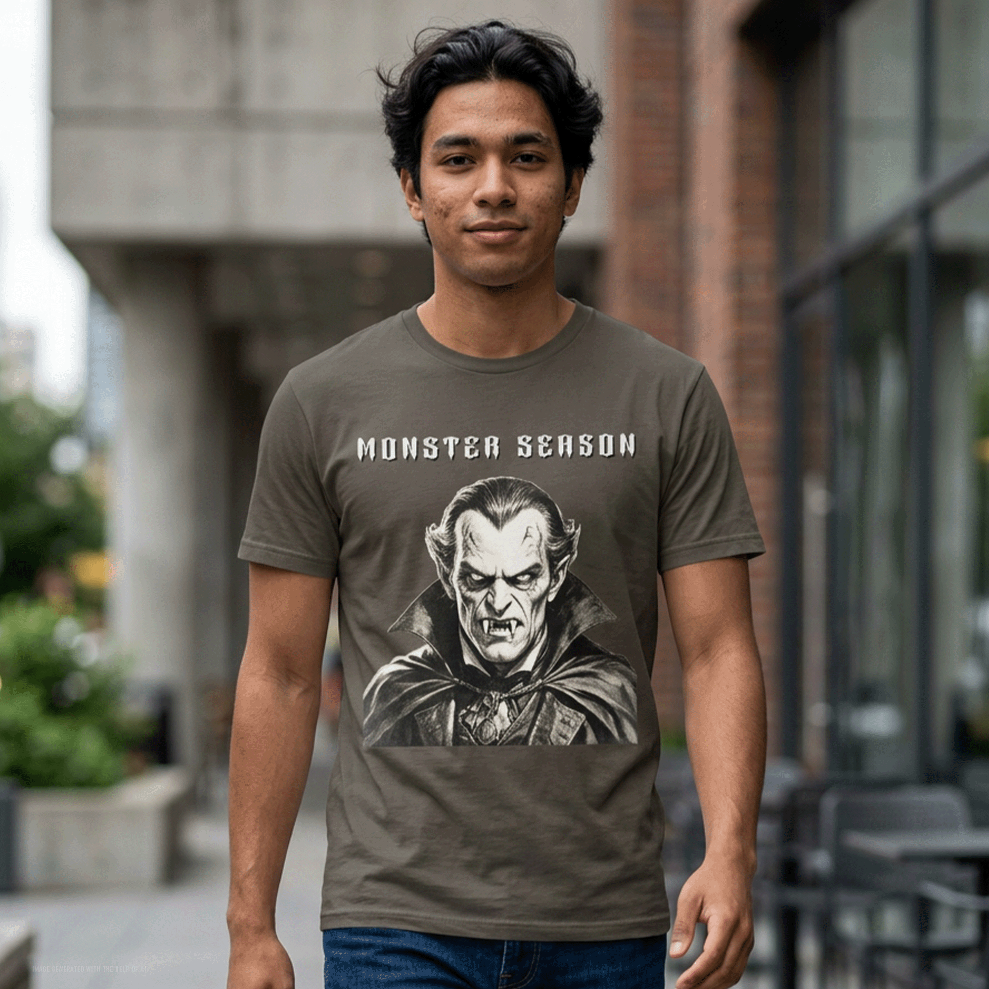 Monster Season Vampire Recycled Tri-Blend Tee
