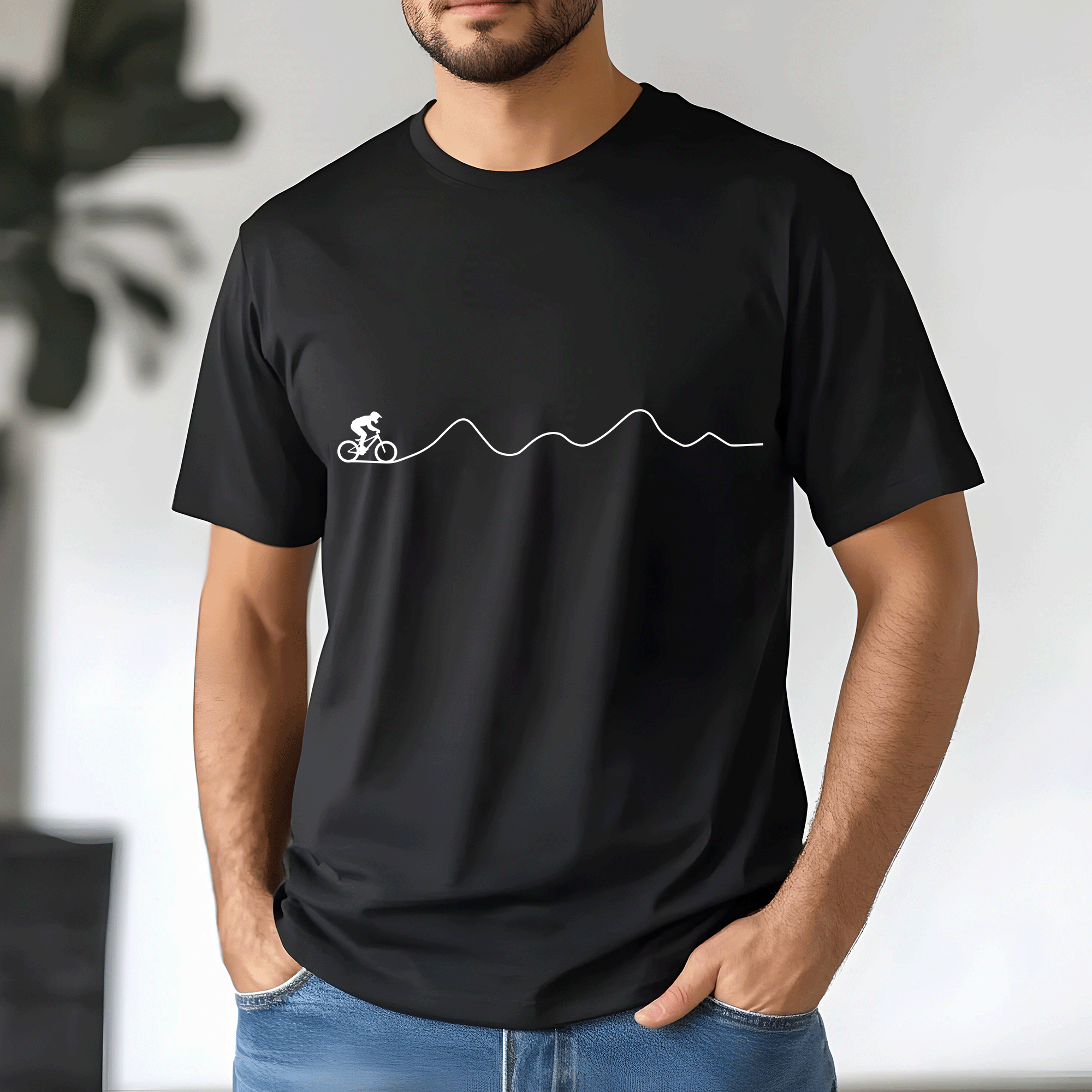 Mountain Biker Minimalist T-shirt