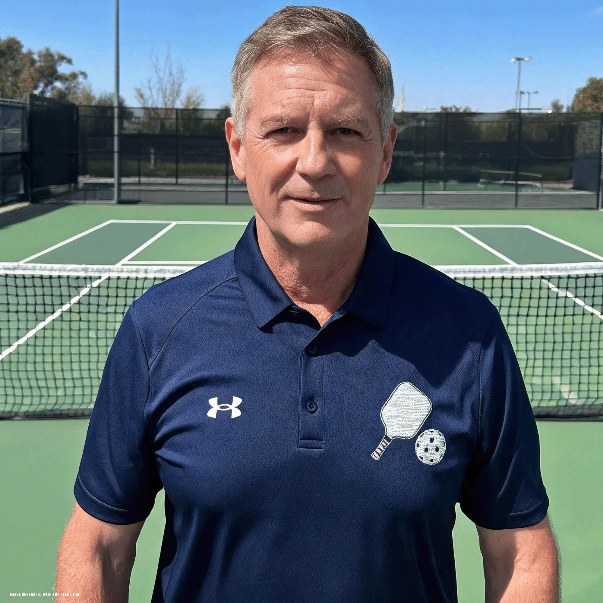 Men's Embroidered Pickleball Under Armour® Athletic Performance Polo Shirt