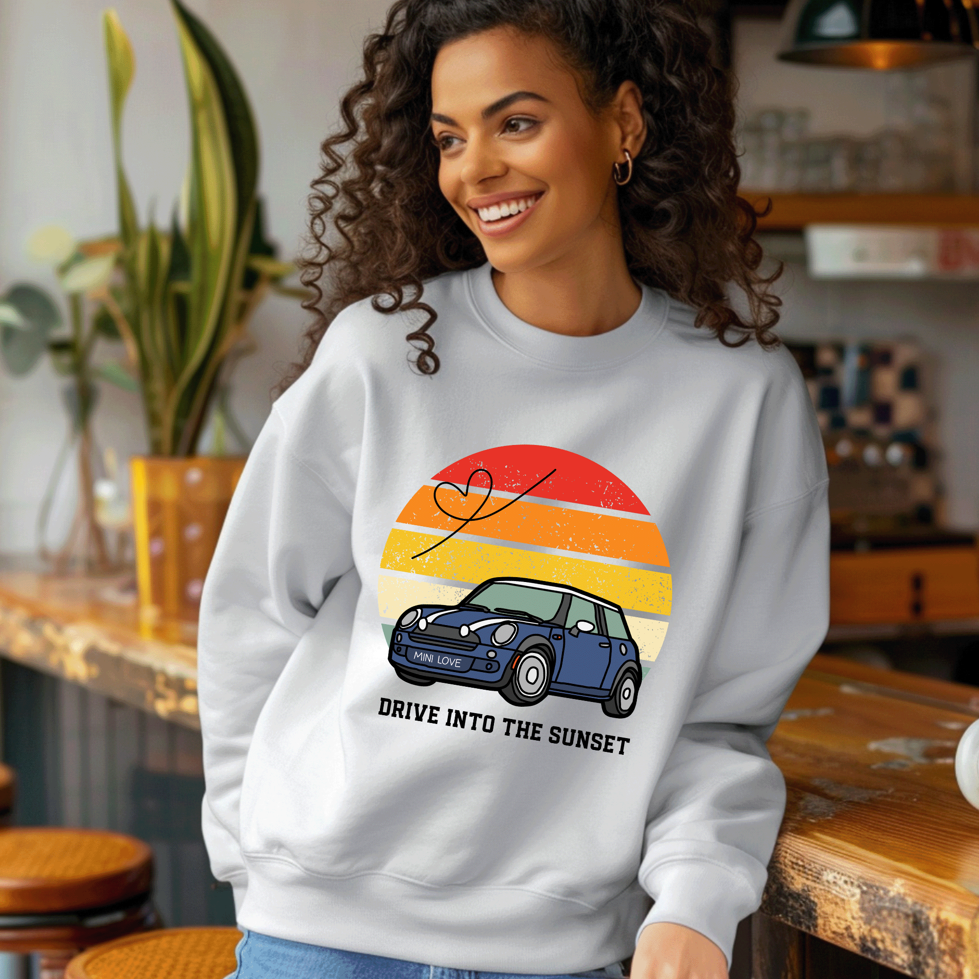 Mini Drive into the Sunset Sweatshirt