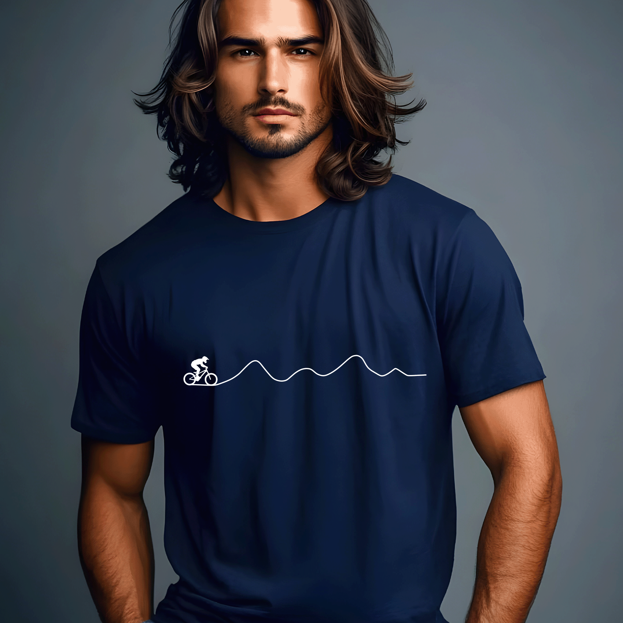 Mountain Biker Minimalist T-shirt