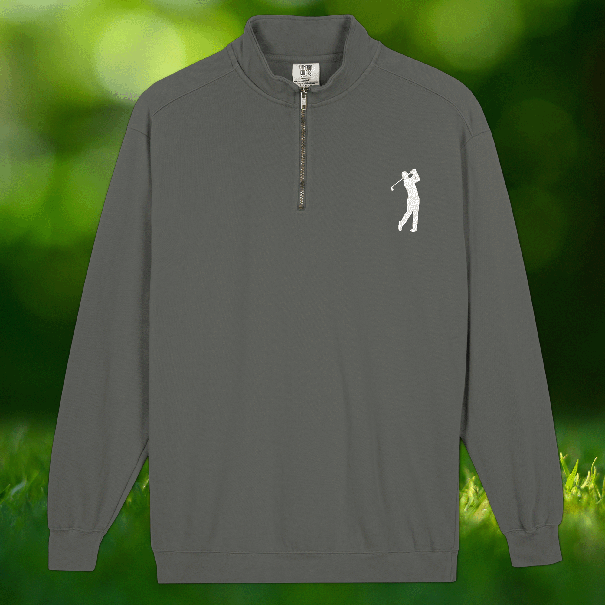 Men's Golf Quarter-Zip Comfort Colors Sweatshirt