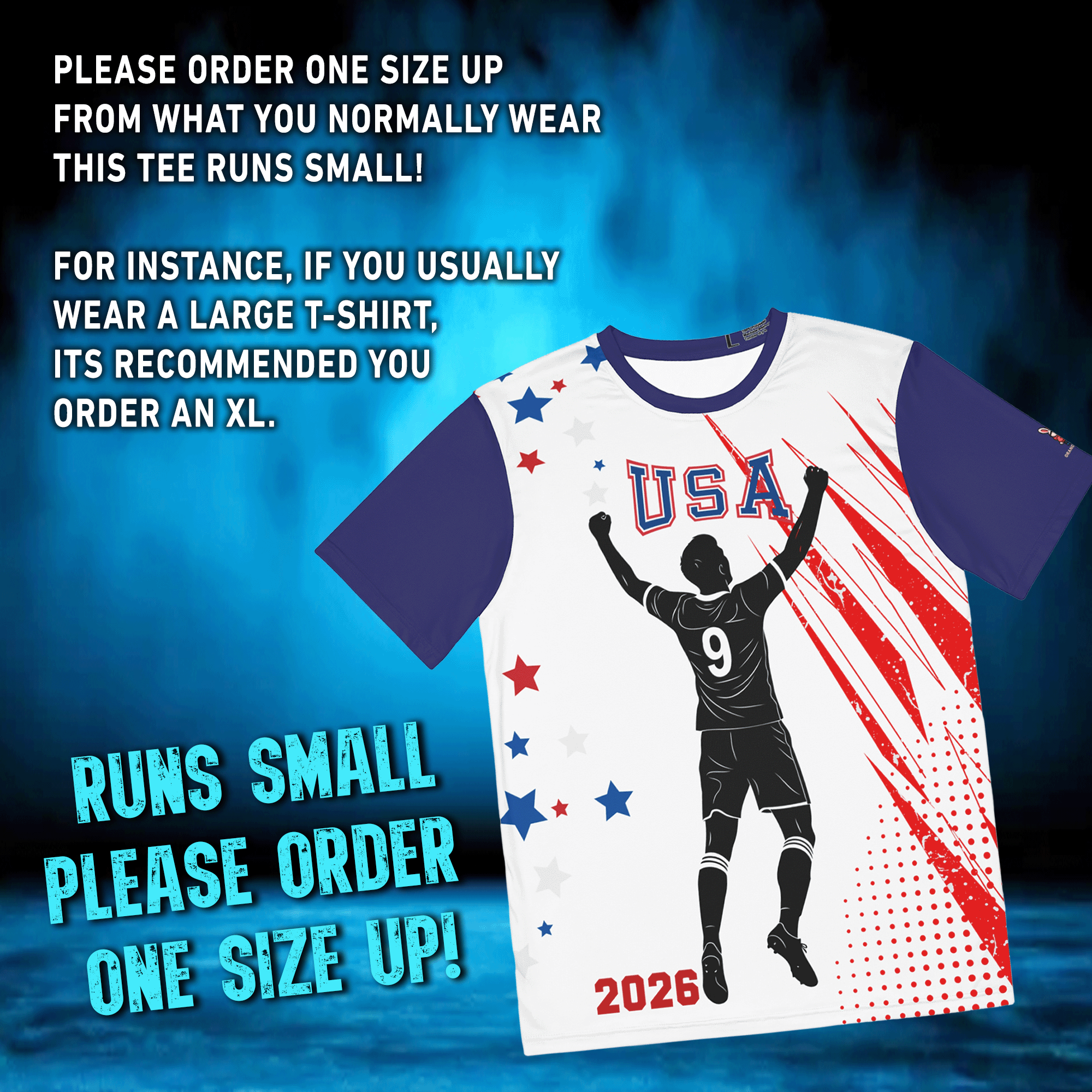 USA Soccer 2026 Men's Sports Tee