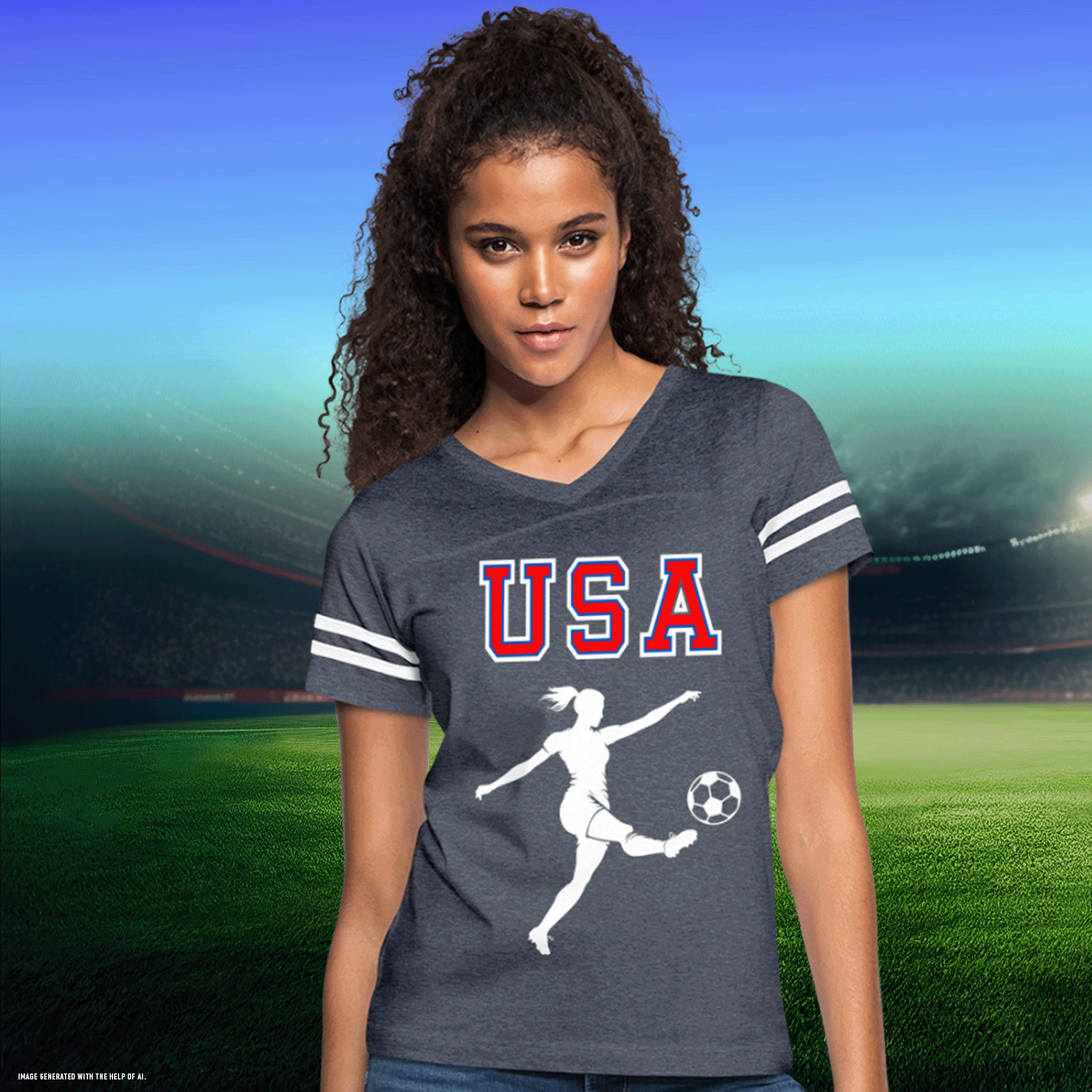 Women’s USA Soccer Sport T-Shirt