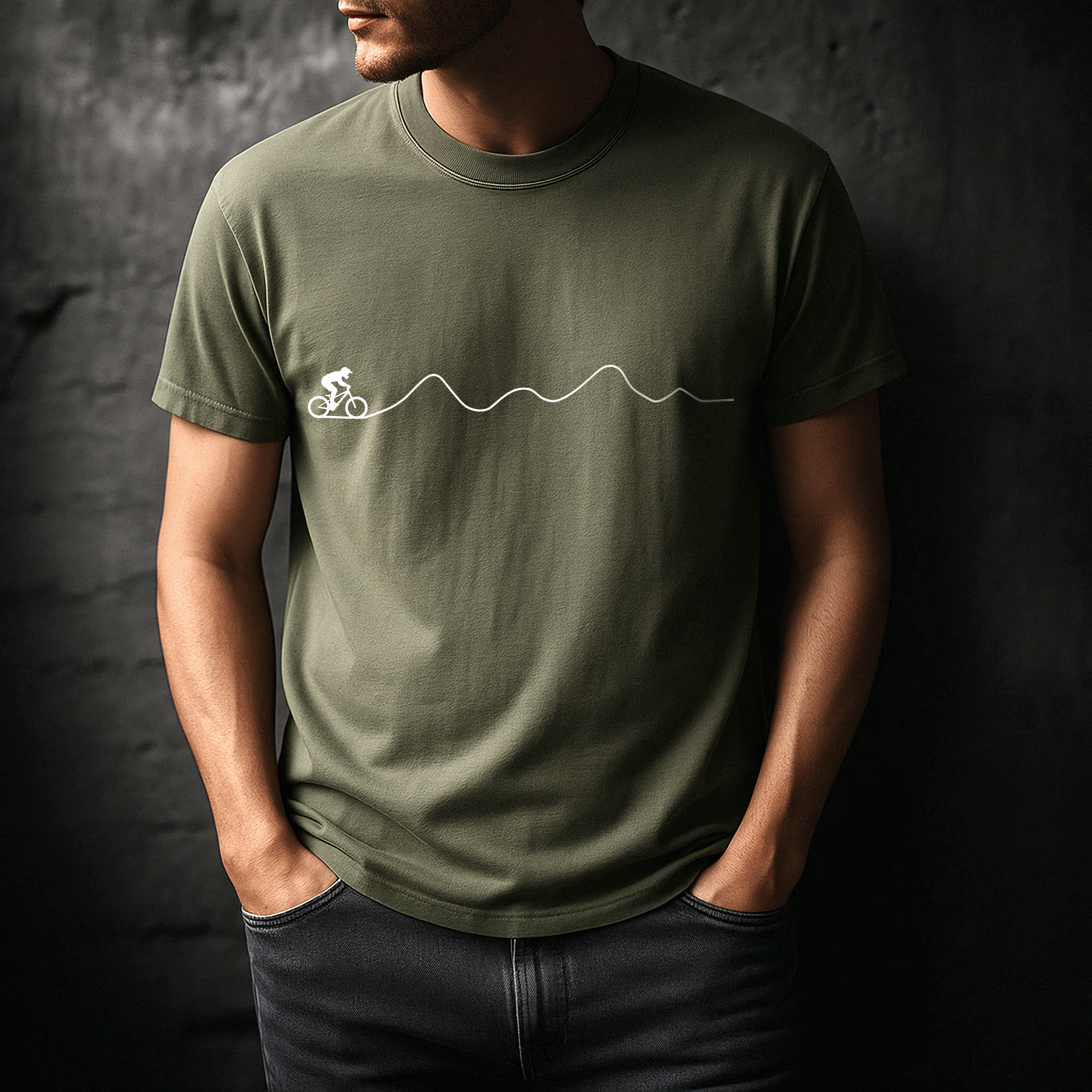 Mountain Biker Minimalist T-shirt