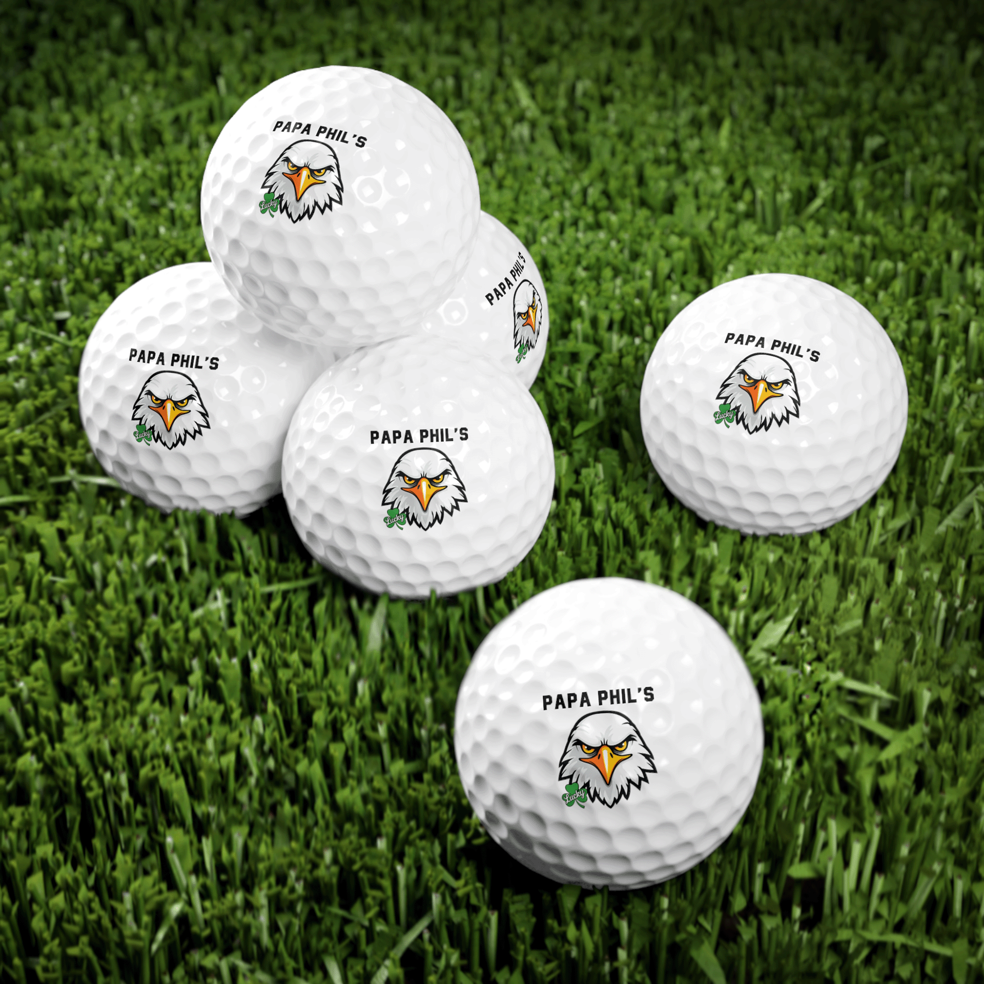 PERSONALIZED Lucky Eagle Golf Balls