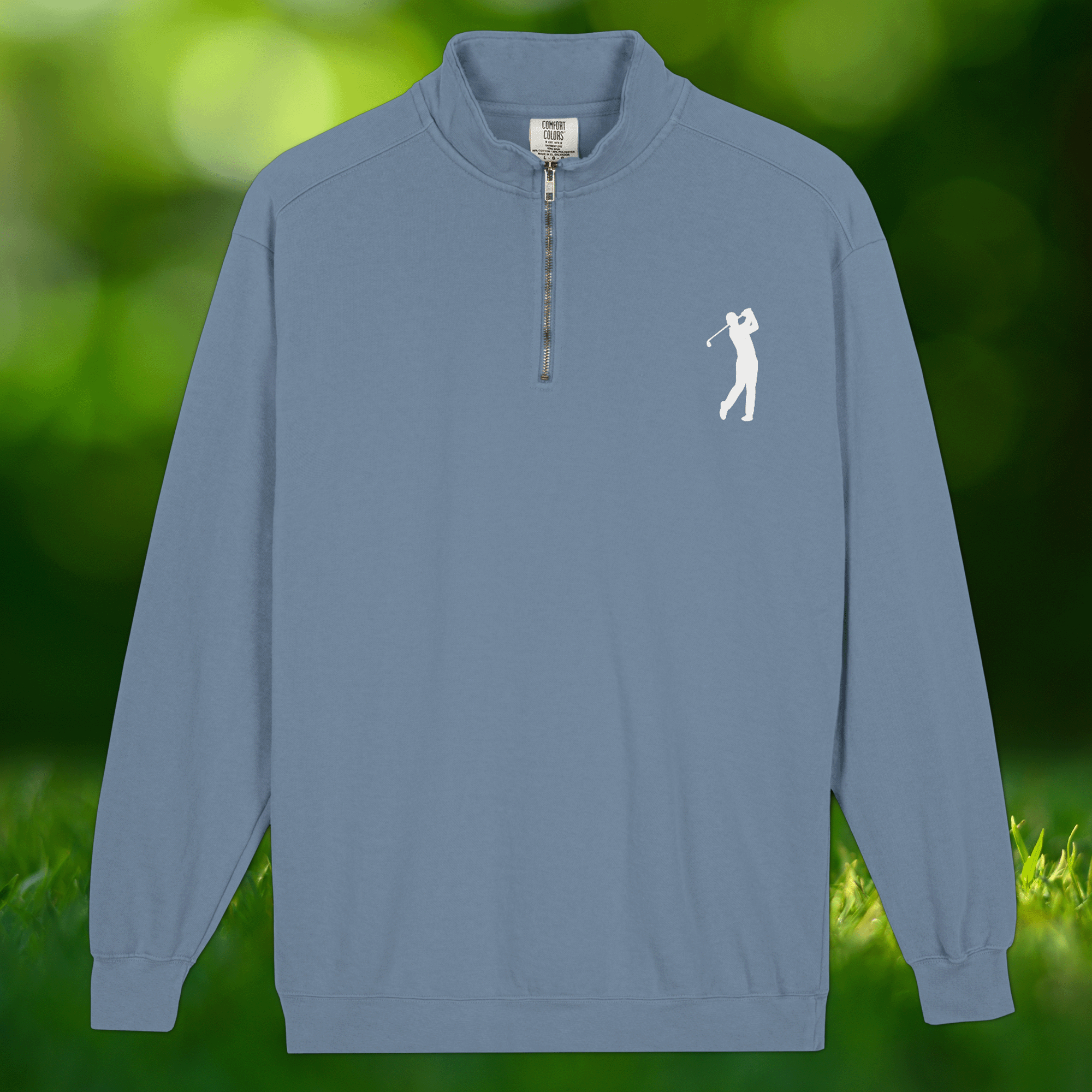 Men's Golf Quarter-Zip Comfort Colors Sweatshirt