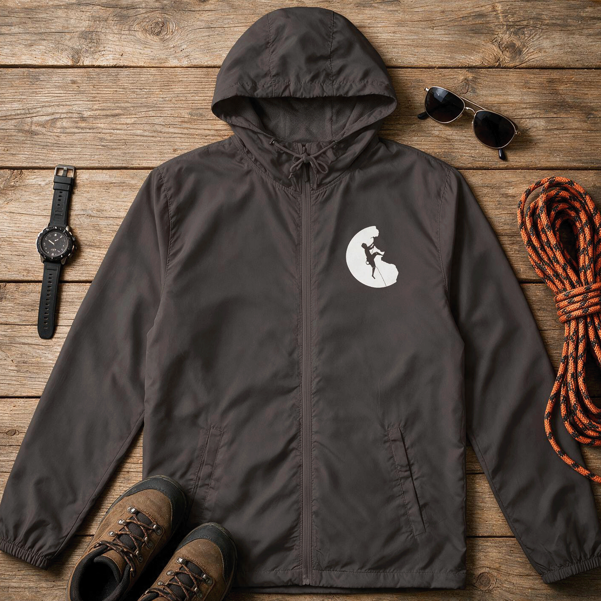 Climber Unisex Full-Zip Windbreaker Jacket