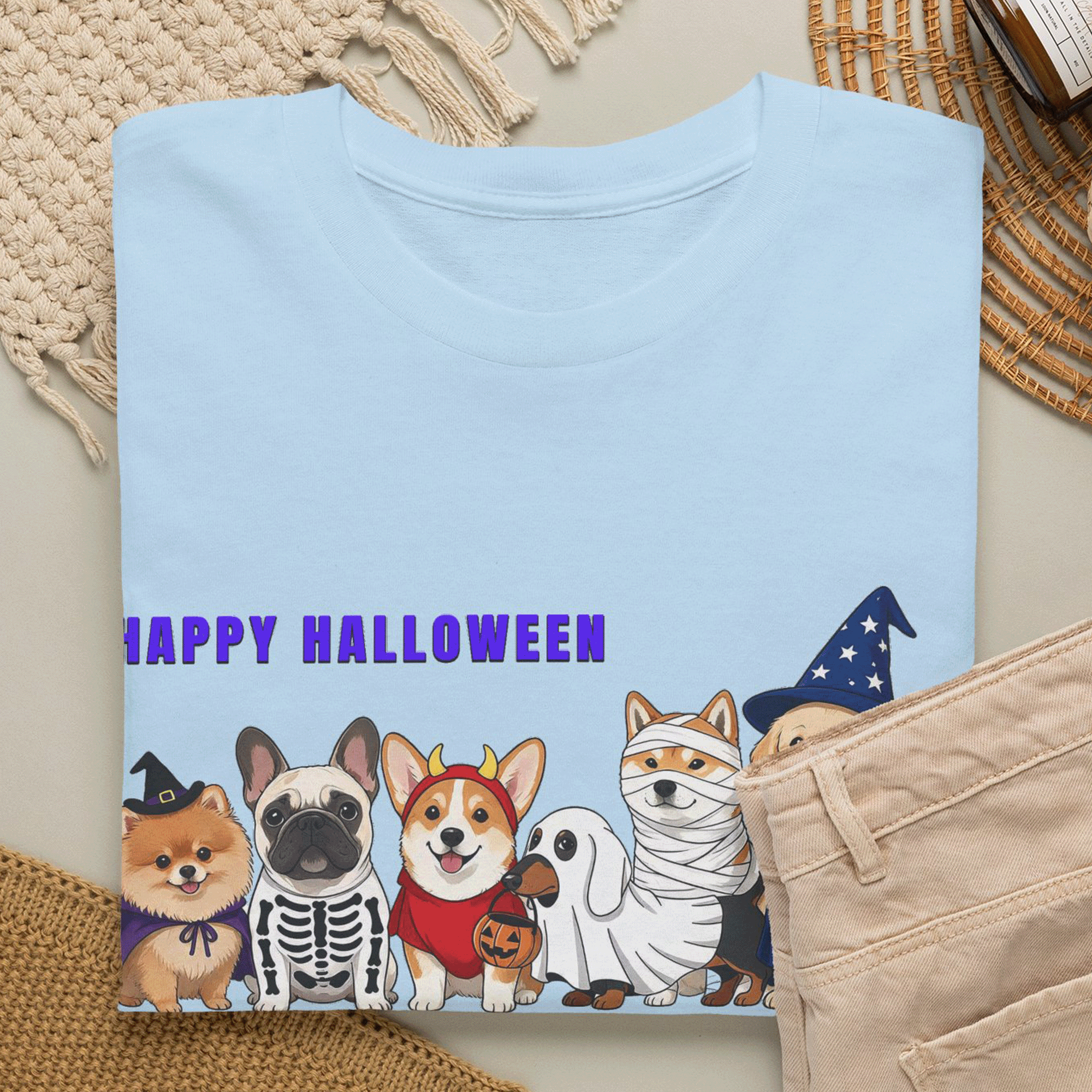 Halloween Dogs in Costume T-Shirt