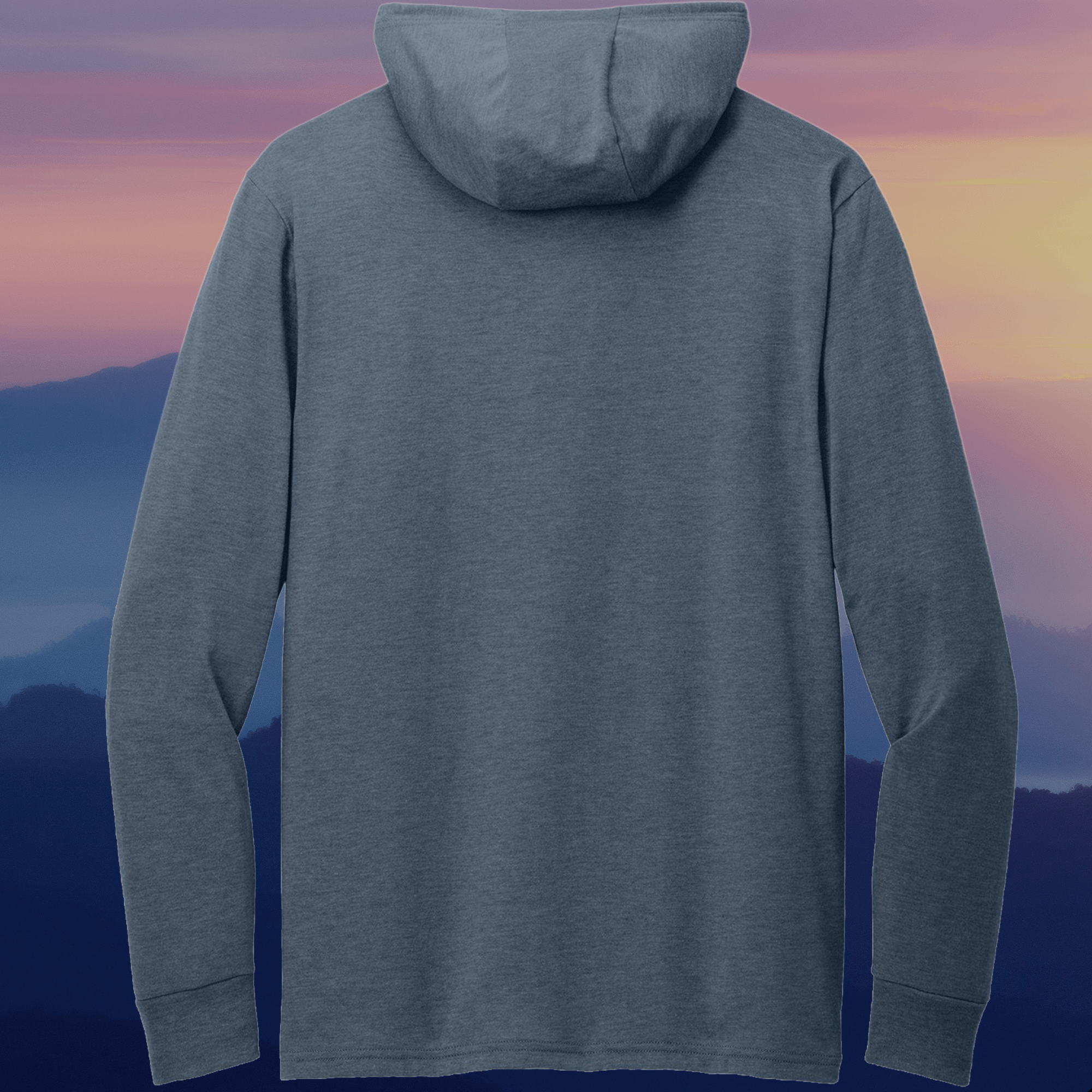 Hoodie tee rebel blue by Allmade