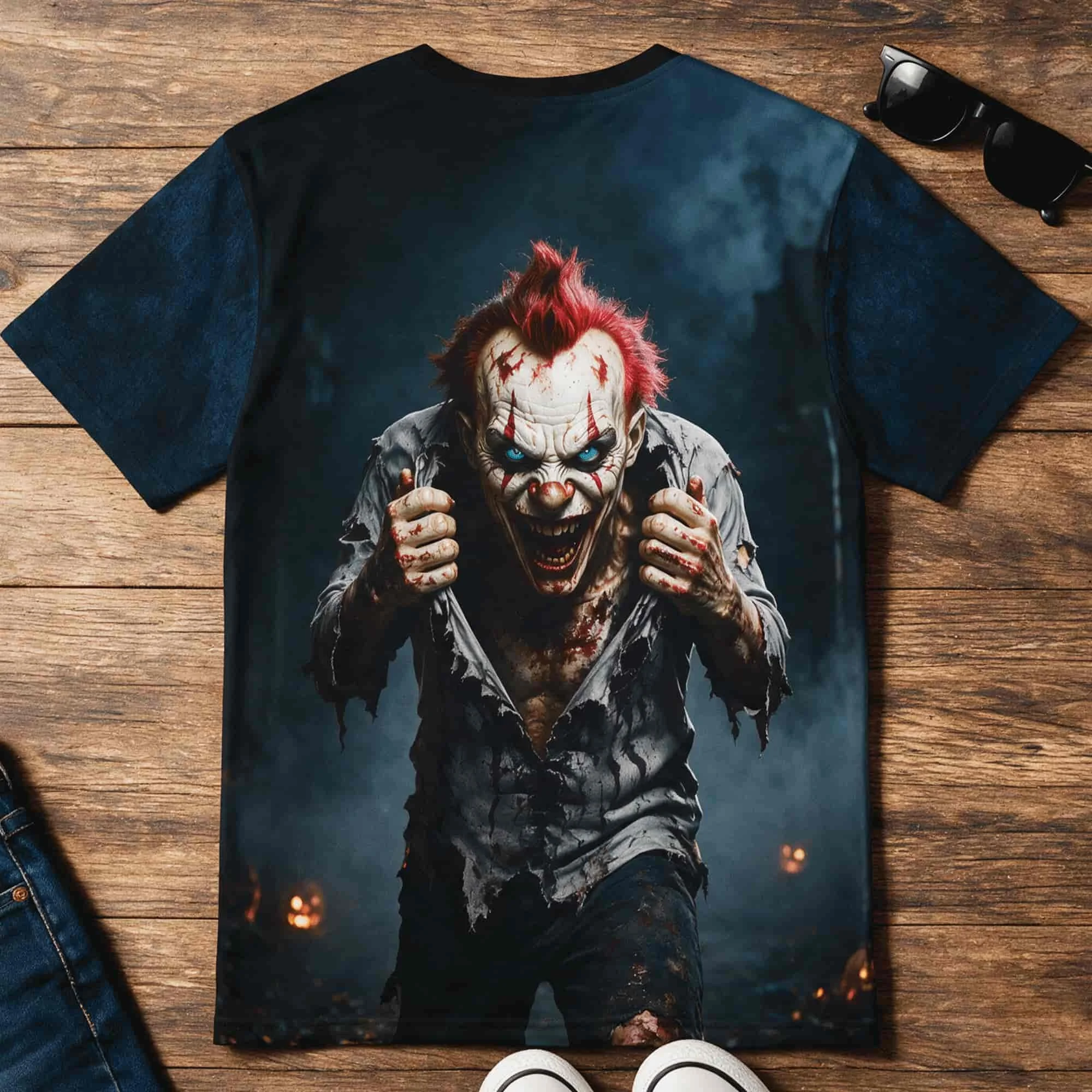Horror Clown All-Over Print Tee