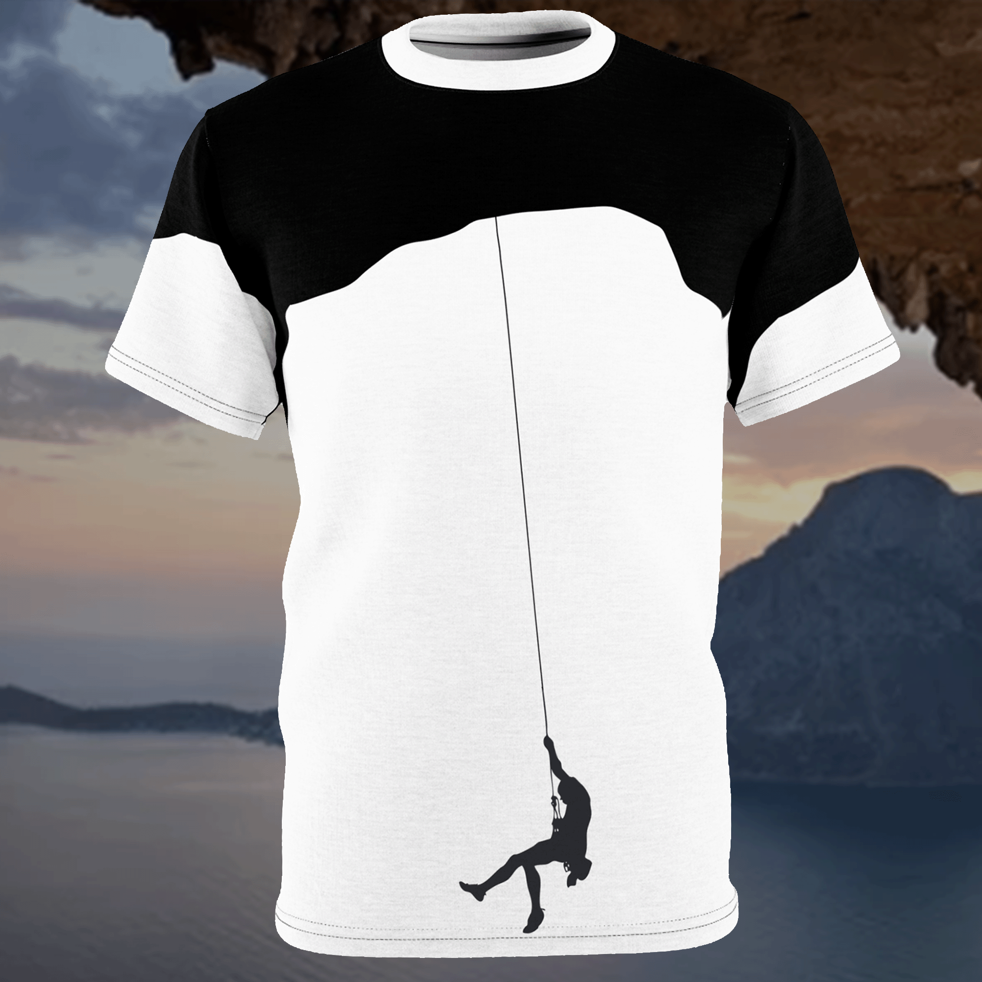 Rock Climber Silhouette Unisex T-shirt