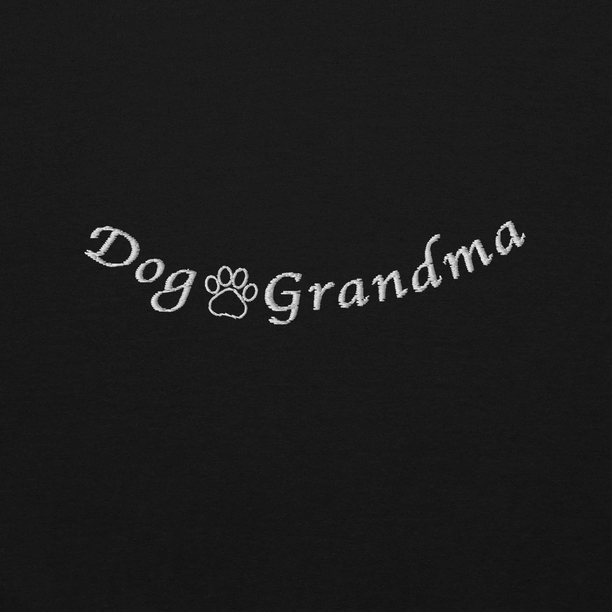 Embroidered Dog Grandma Unisex Sweatshirt
