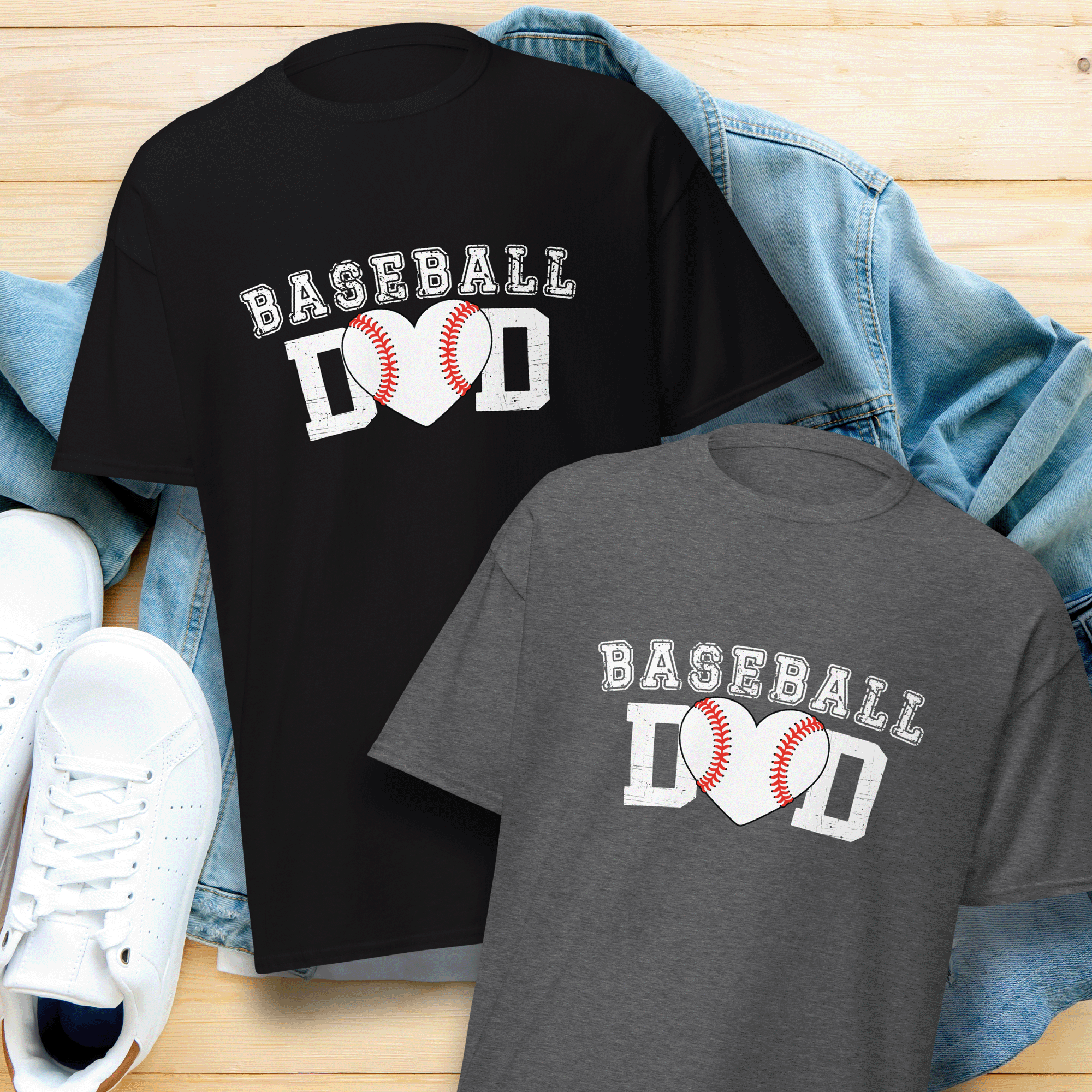 Baseball Dad Classic Cotton Sports Tee