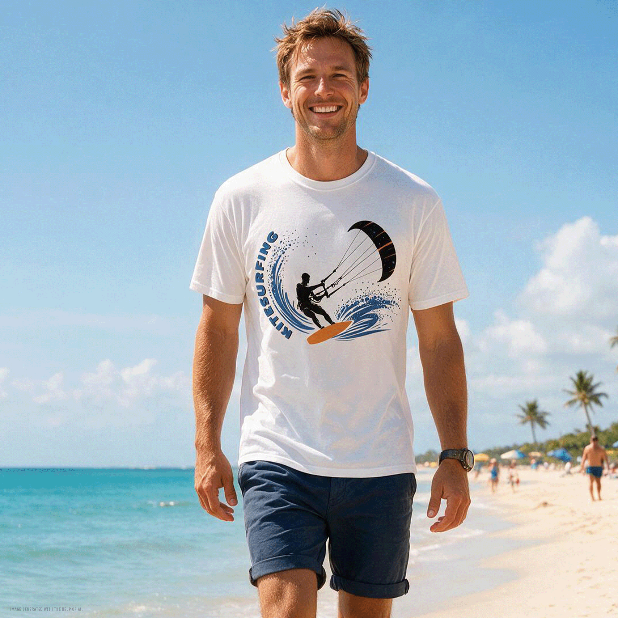 Kitesurfer Moisture-Wicking DryBlend® T-Shirt