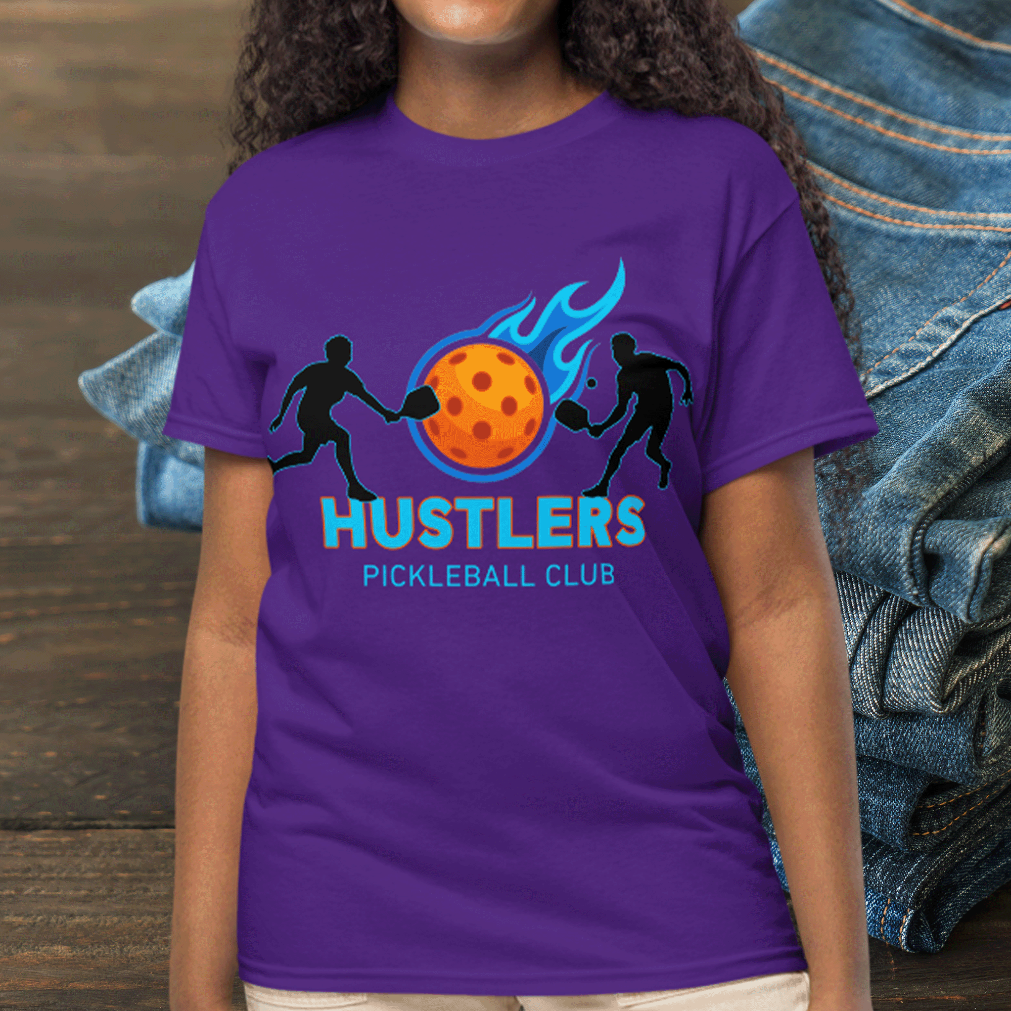HUSTLERS Pickleball Club Moisture-Wicking DryBlend® T-Shirt