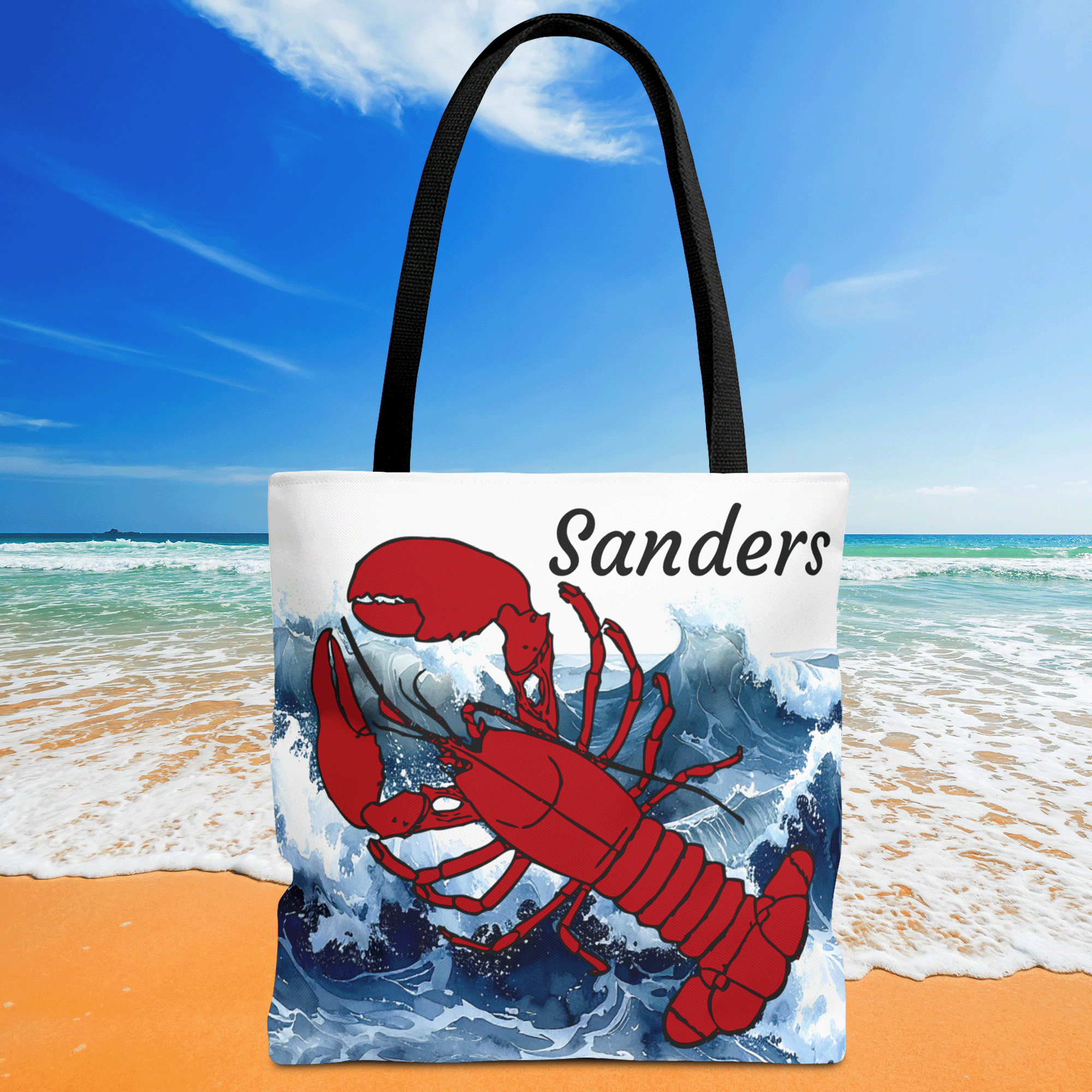 Lobster Ocean Beach Boating Tote Bag