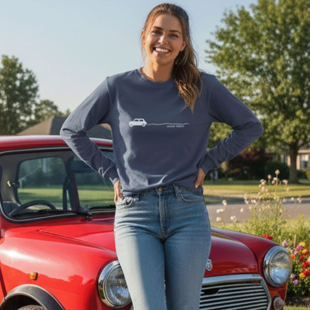 Mini Minimalist Long-Sleeve T-Shirt