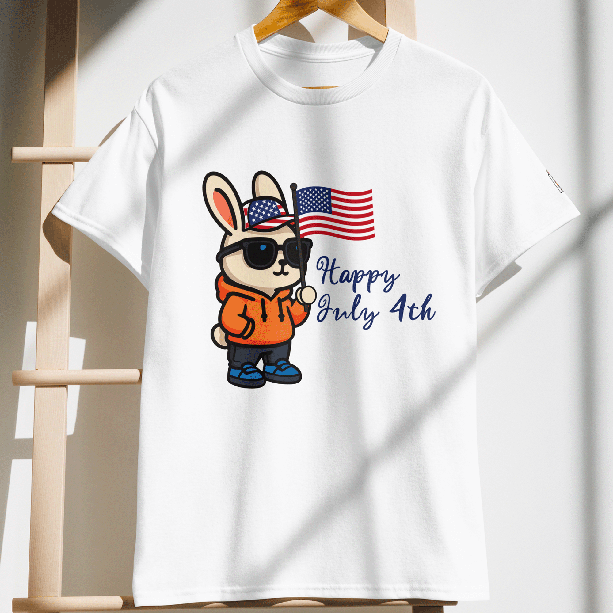 Orange Rabbit July 4th DryBlend® T-Shirt