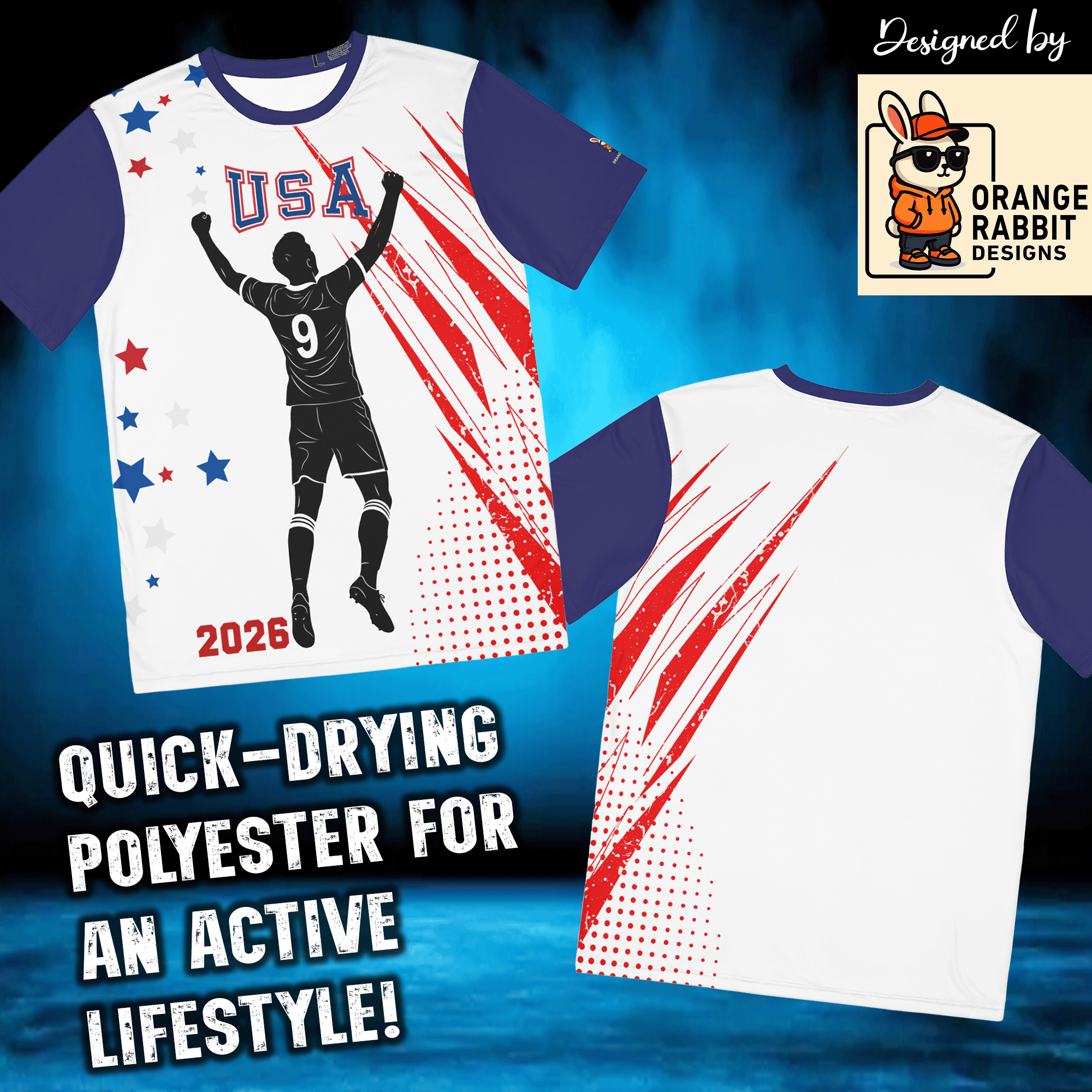 USA Soccer 2026 Men's Sports Tee
