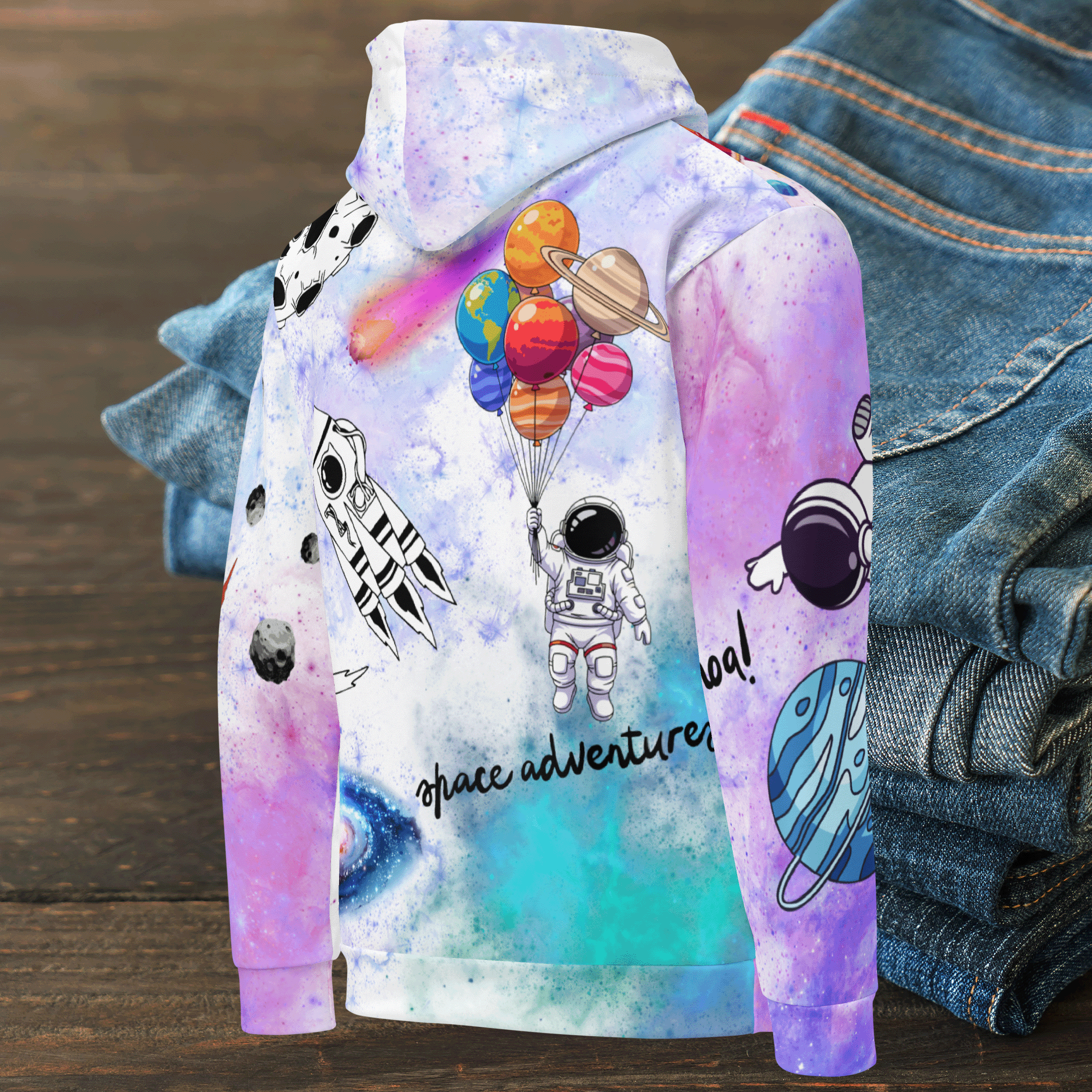 Space Themed Streetwear Hoodie