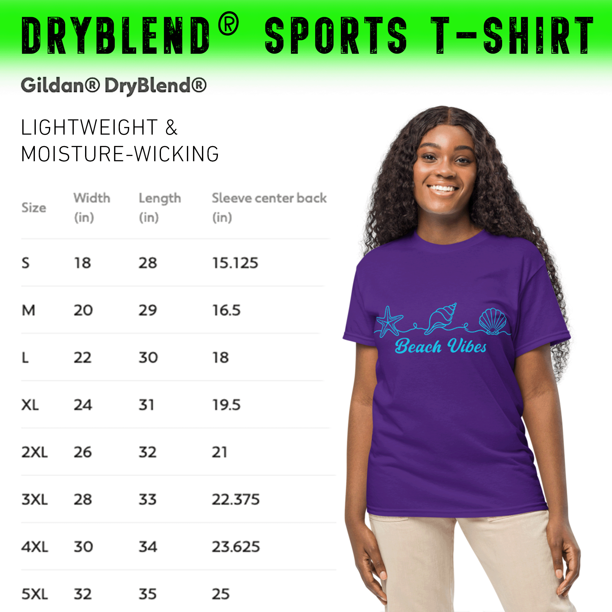 Beach Vibes Minimalist DryBlend® T-Shirt
