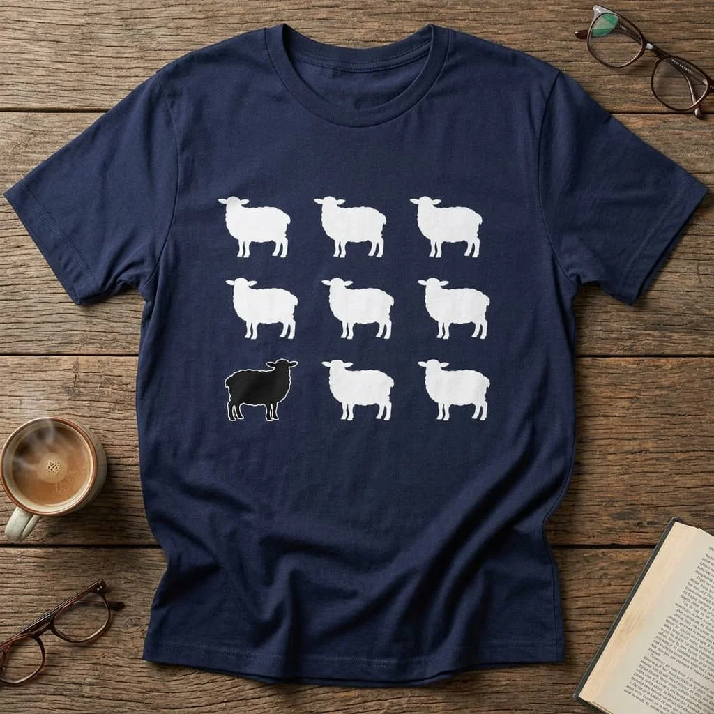 Black Sheep Recycled Cotton T‑Shirt