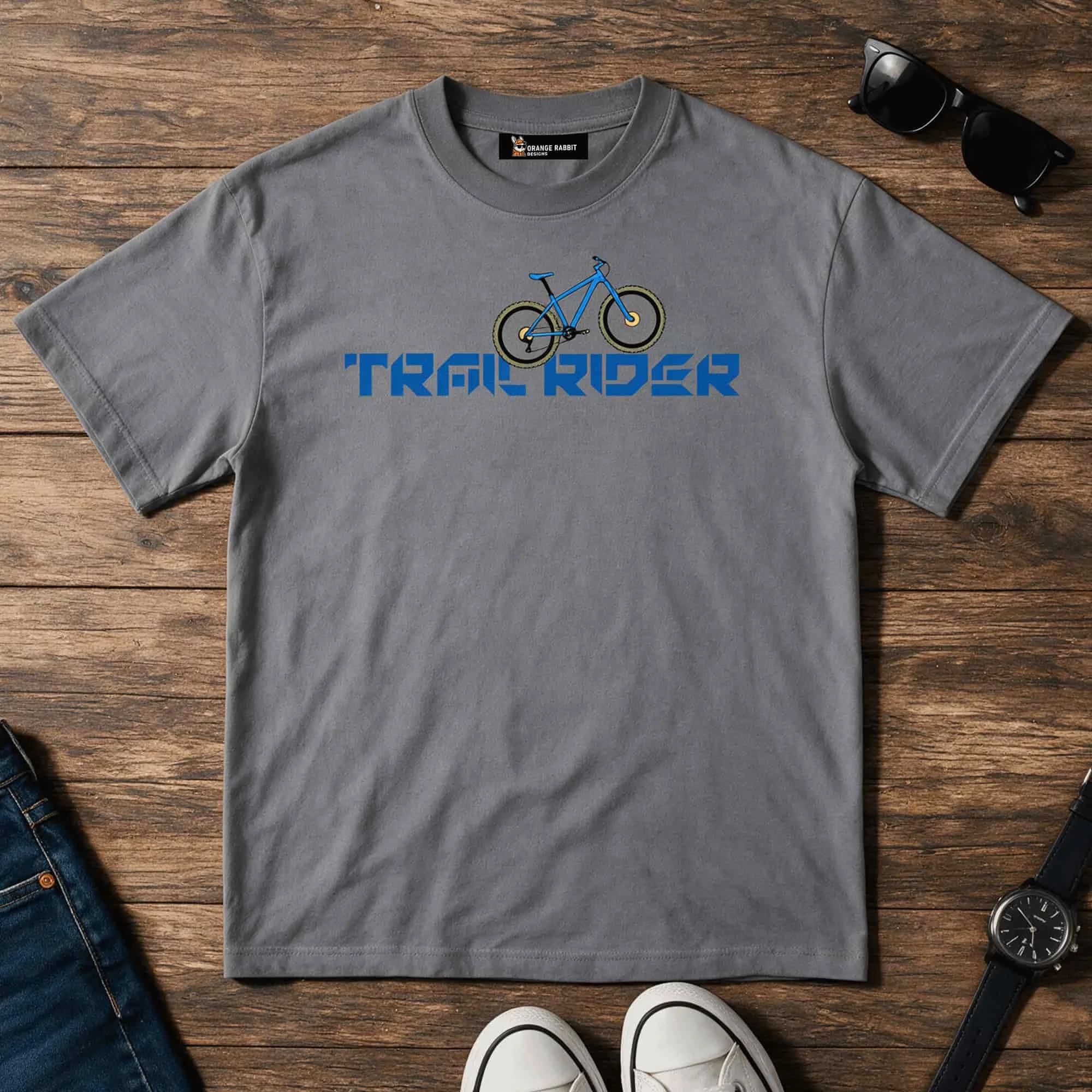 Mountain Bike Trail Rider Reverse Dyed Tee, Tank & Shorts