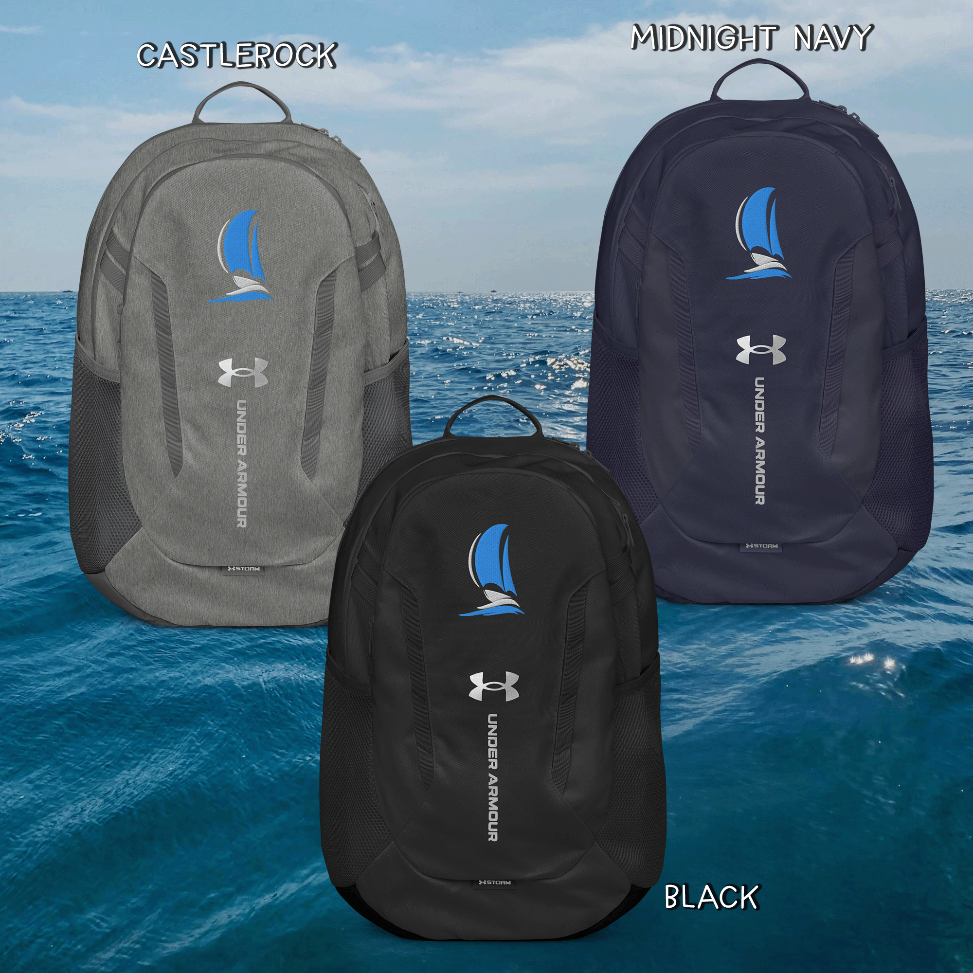 Embroidered Sailboat Under Armour® Backpack