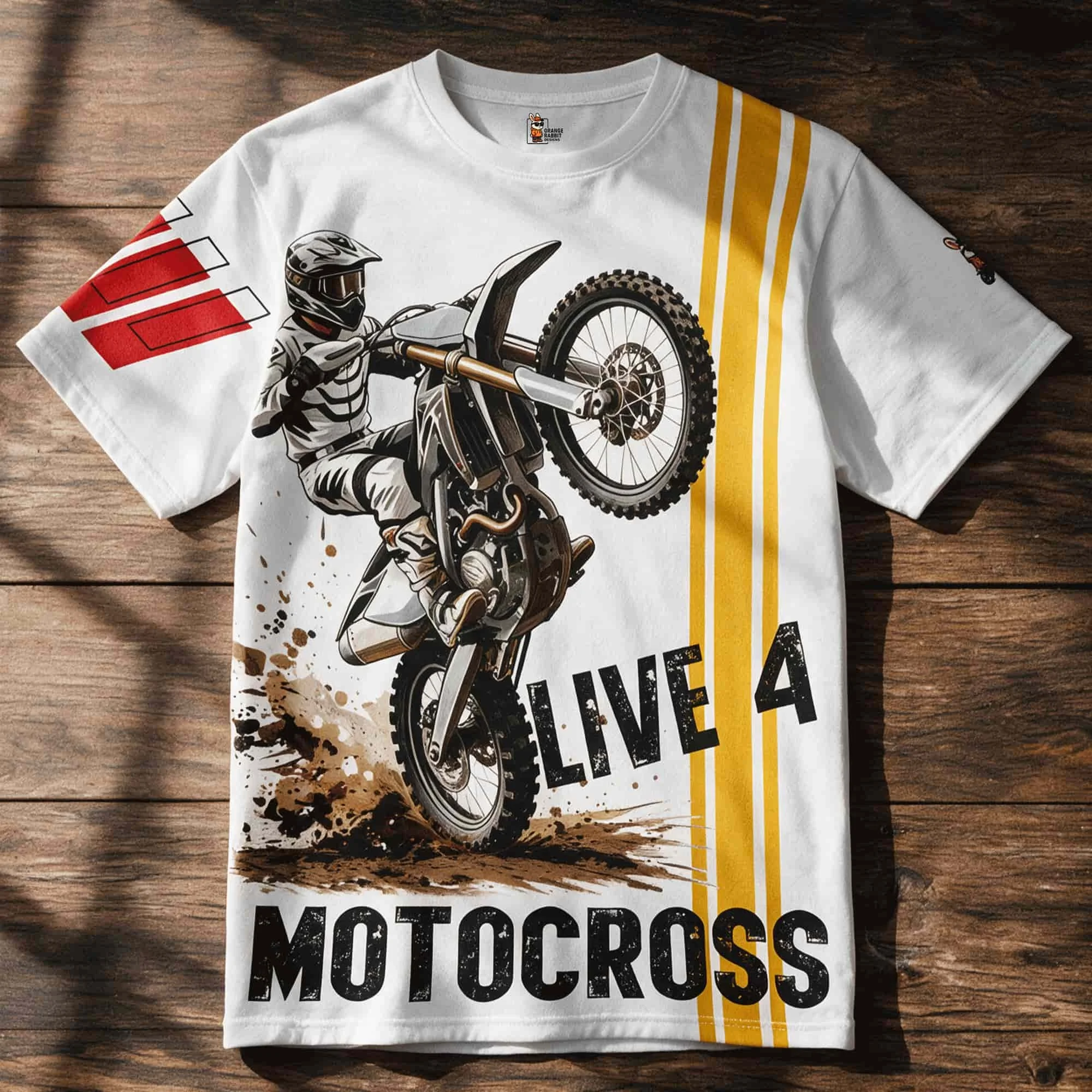 Live 4 Motocross All-Over Print Tee
