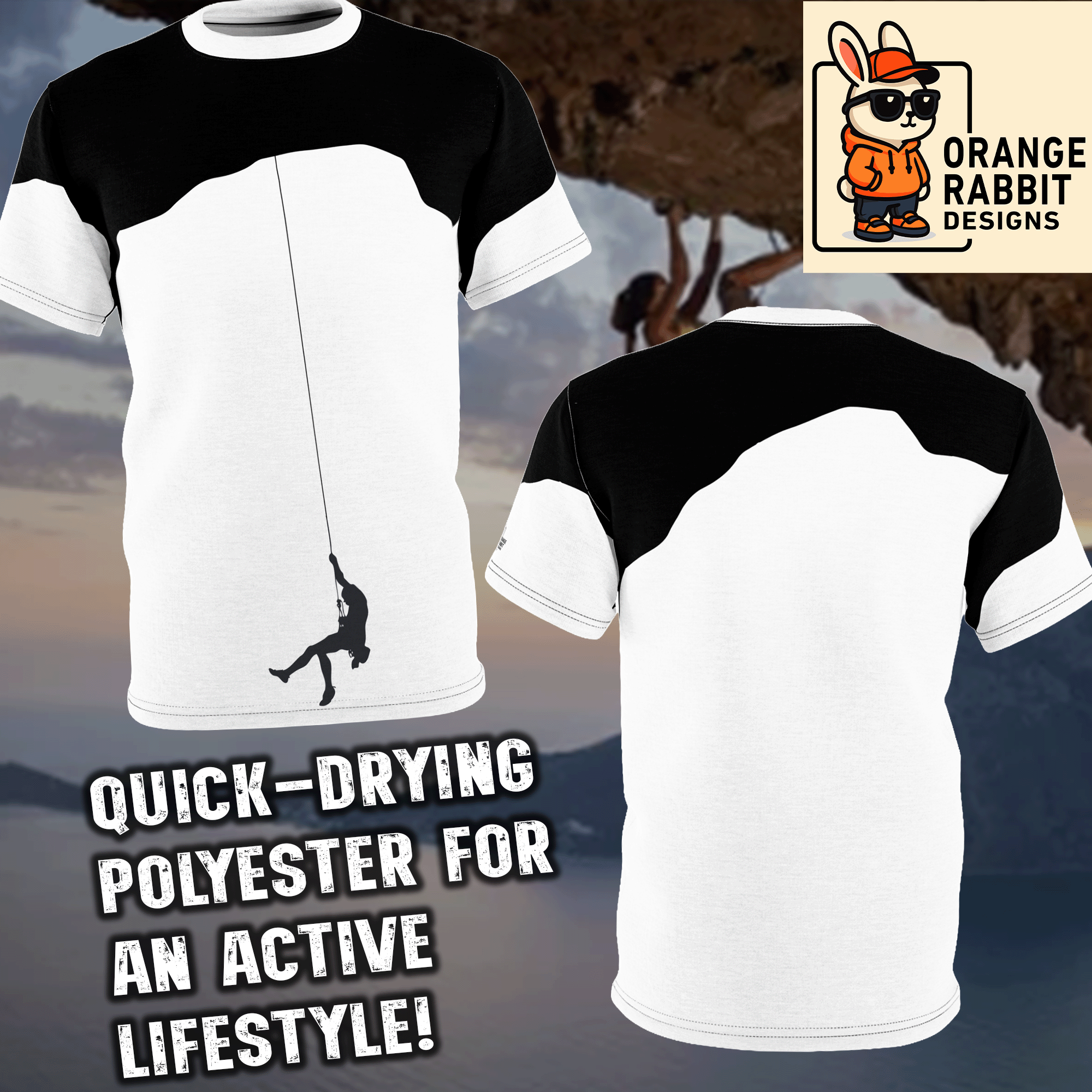 Rock Climber Silhouette Unisex T-shirt
