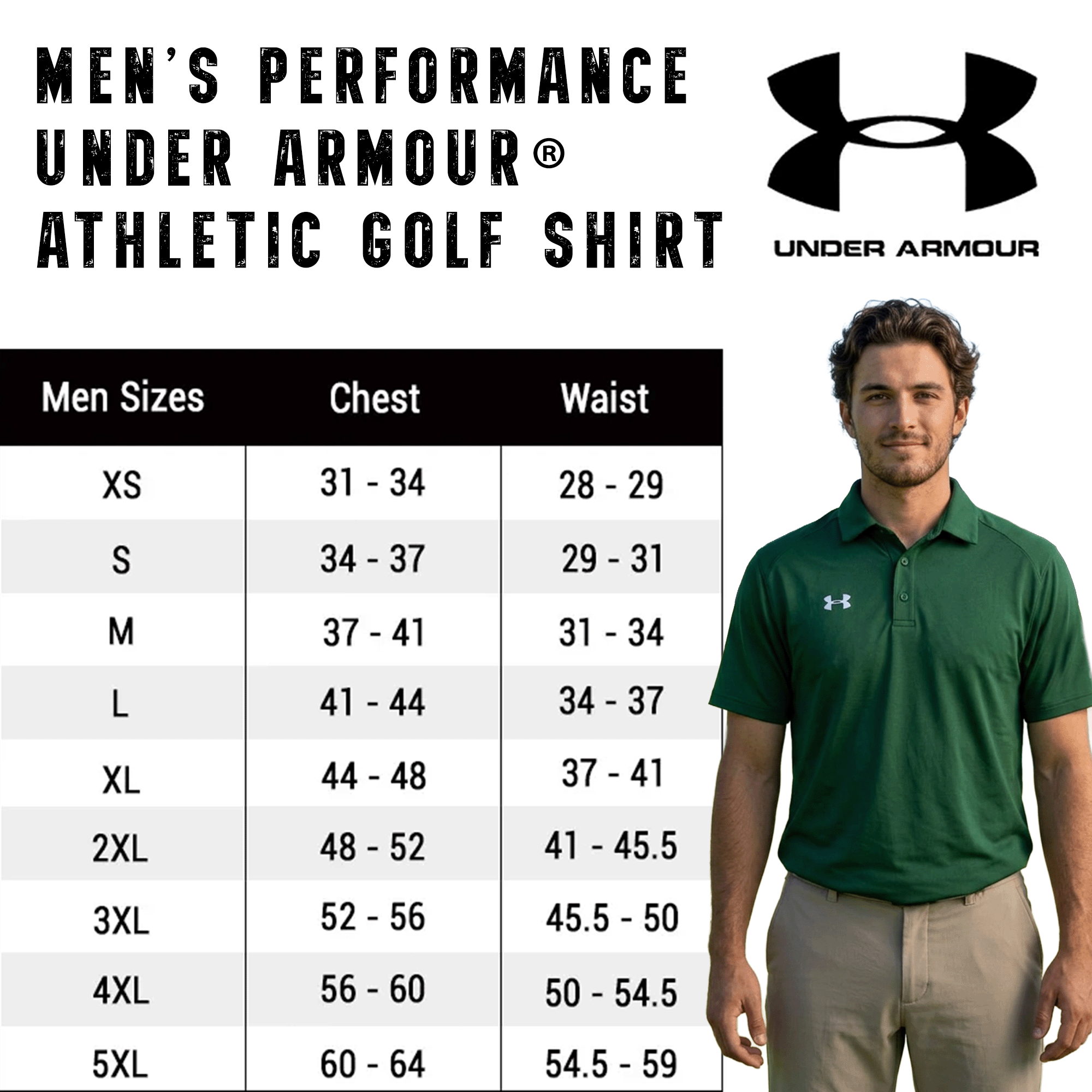 Men's Embroidered Pickleball Under Armour® Athletic Performance Polo Shirt
