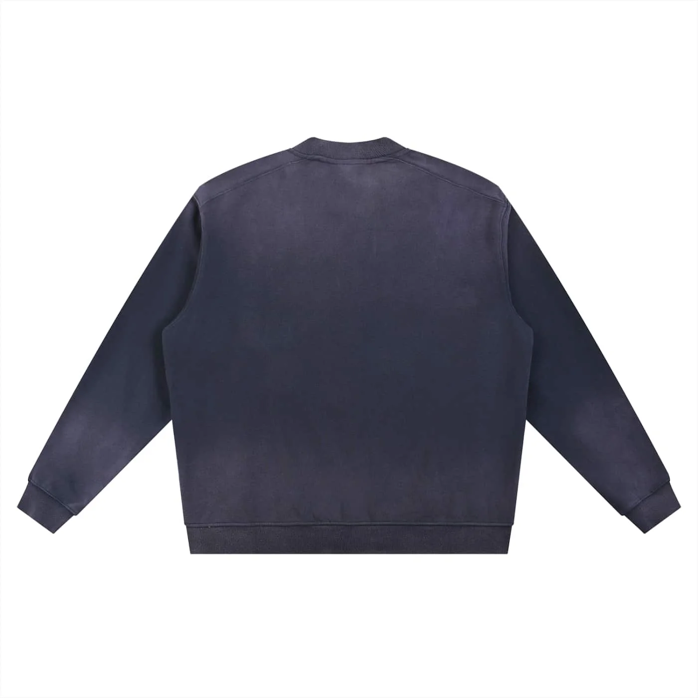 Grunge Number 8 Sun Faded Heavyweight Baseball Jacket