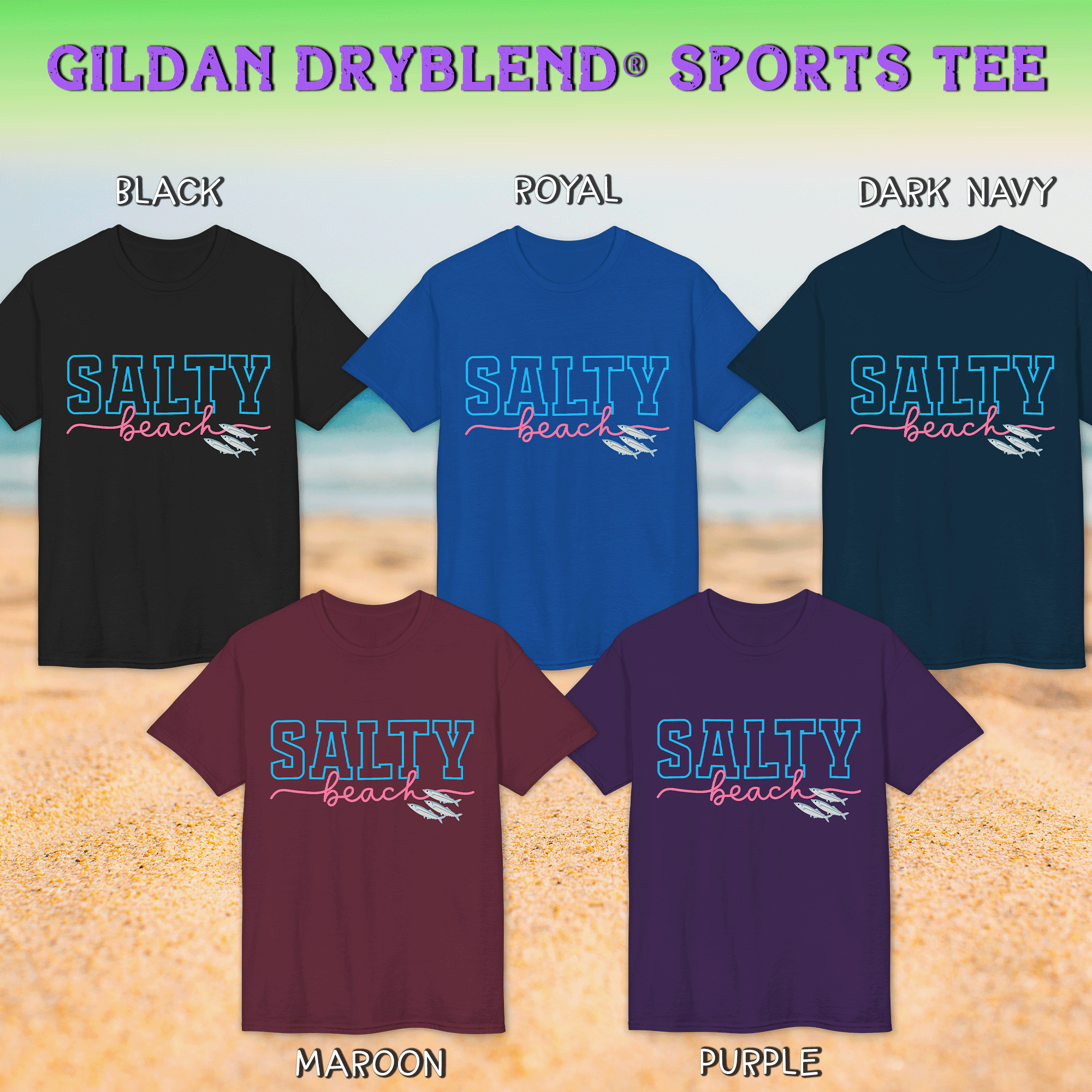 Salty Beach Dryblend® Summer T-Shirt